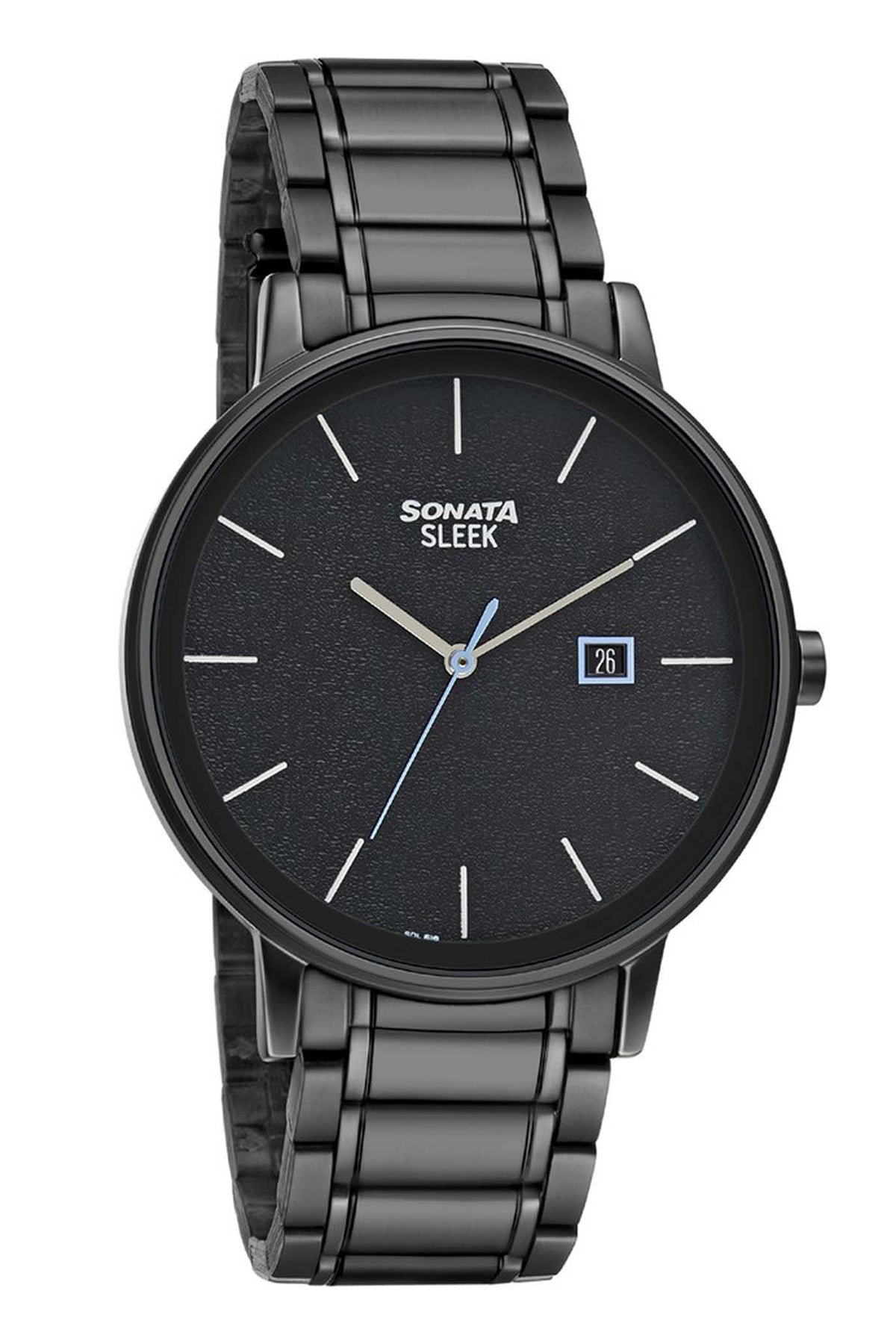 SONATA Men's Stainless Steel Strap Watch