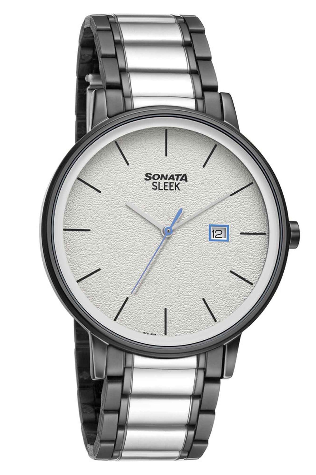 SONATA Men's Stainless Steel Strap Watch