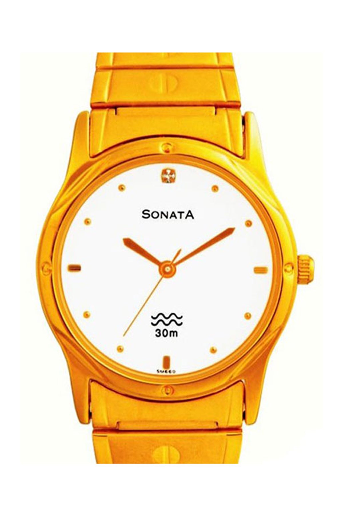 SONATA Men's Stainless Steel Strap Watch