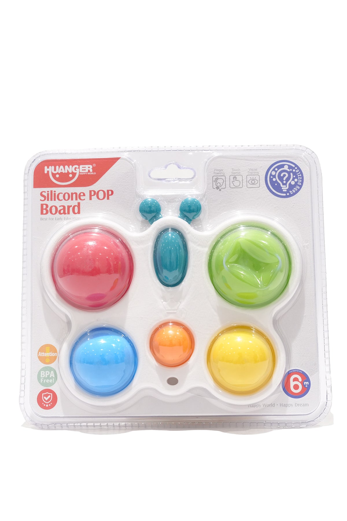 Huanger Baby Butterfly Silicone Pop Board