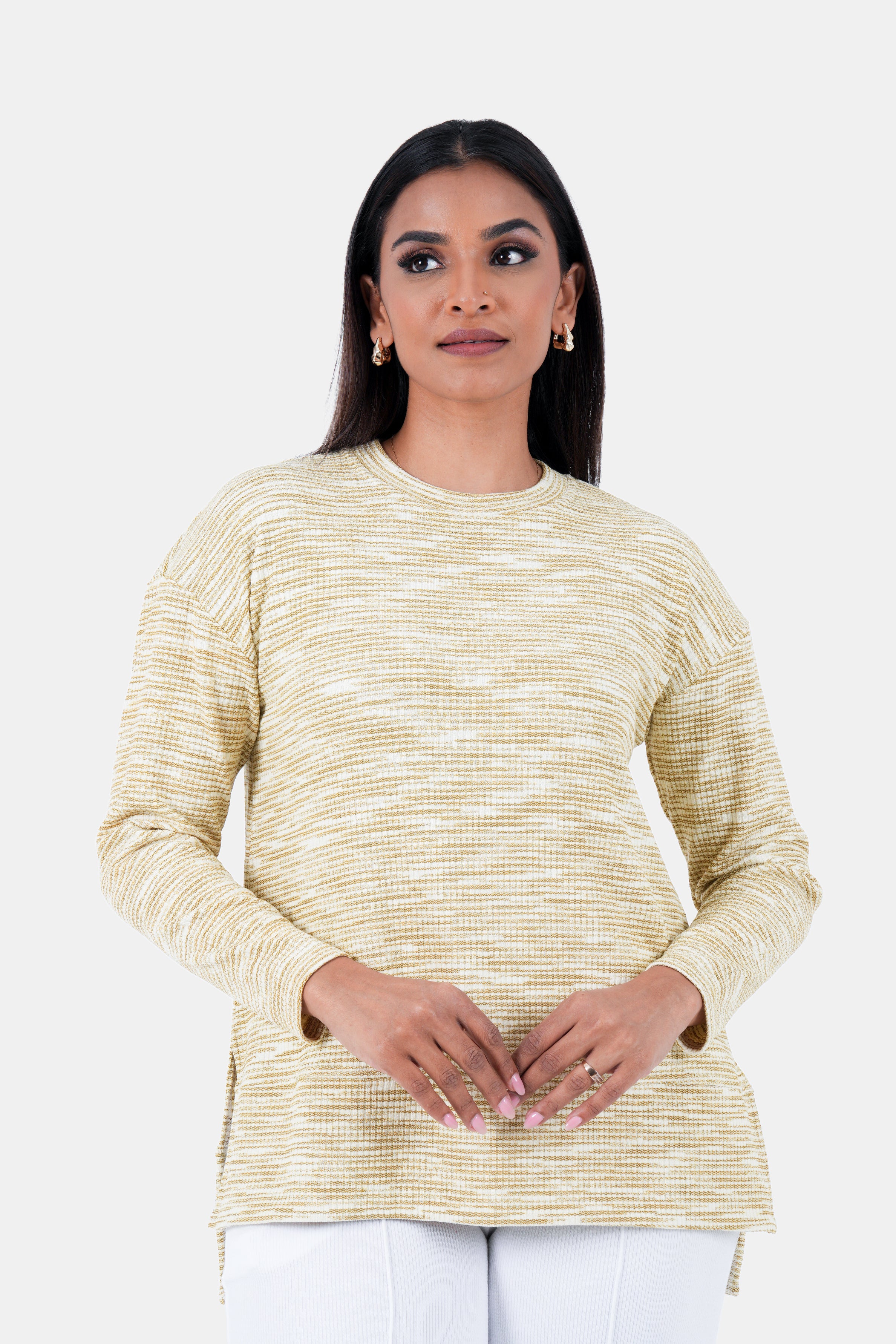Hada SCENE Women's Luxe Street Long Sleeve Top