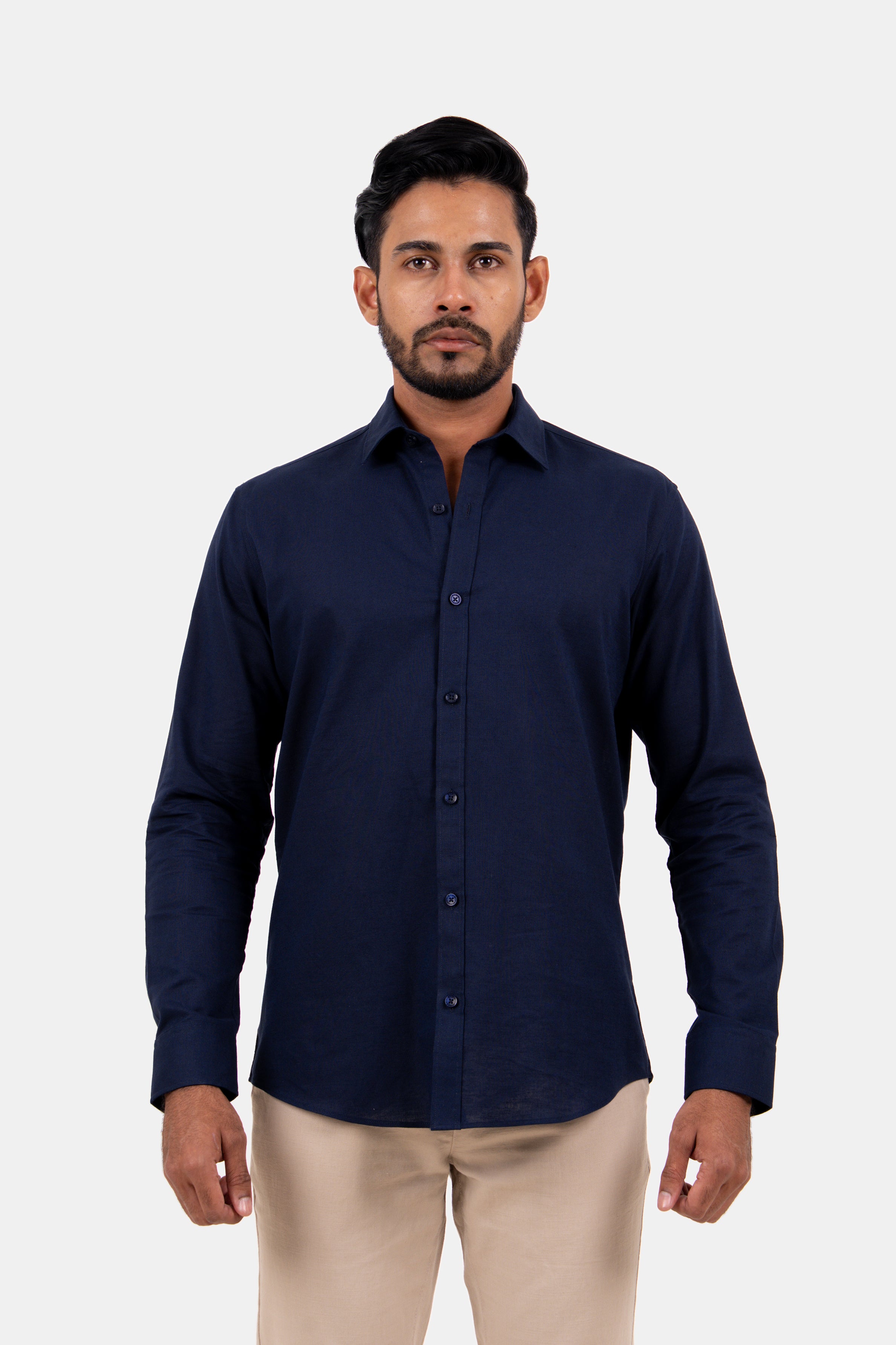 King Street Men's Casual Linen Shirt