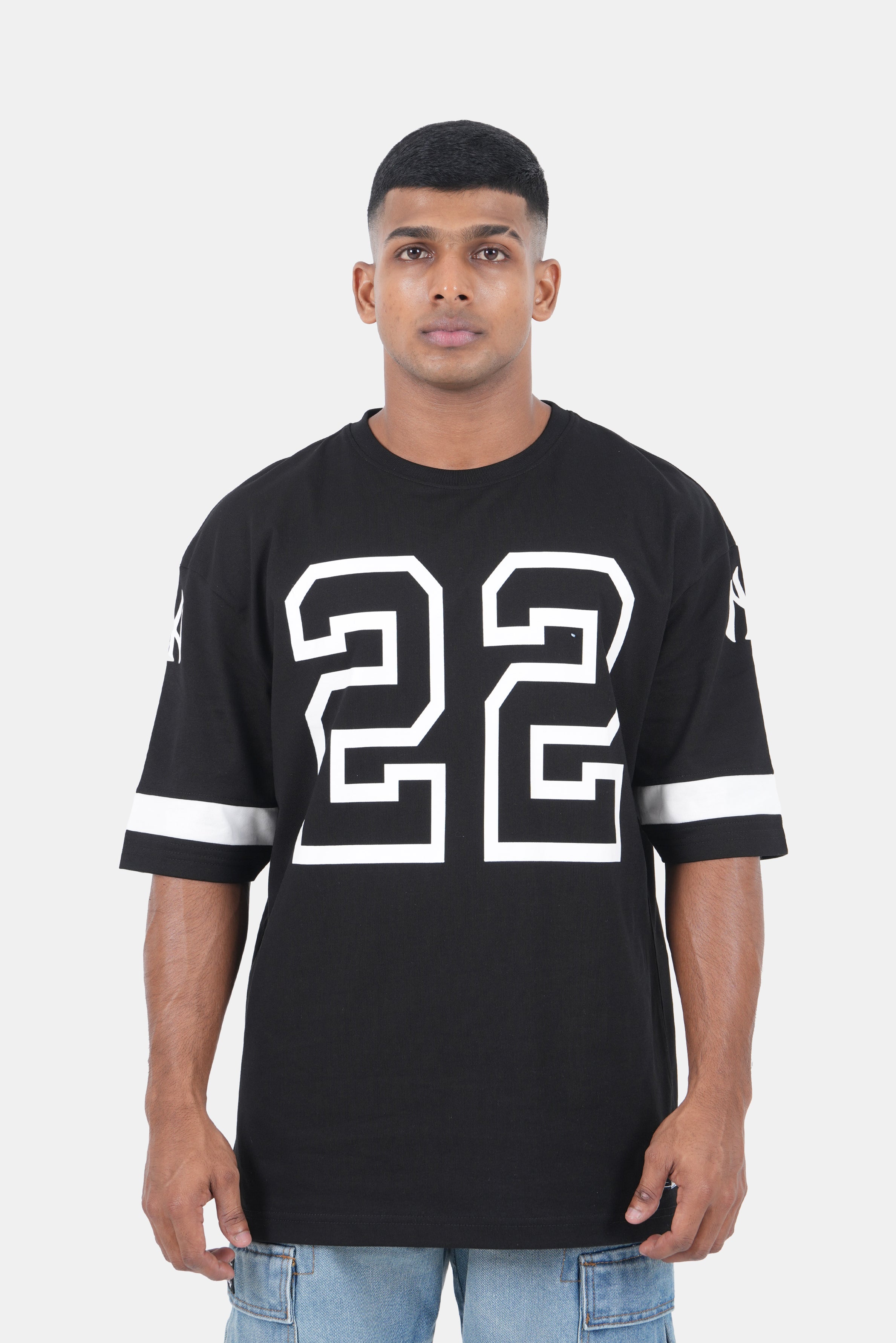 Hustle Jersey Vibes Men's Casual Oversize T-Shirt