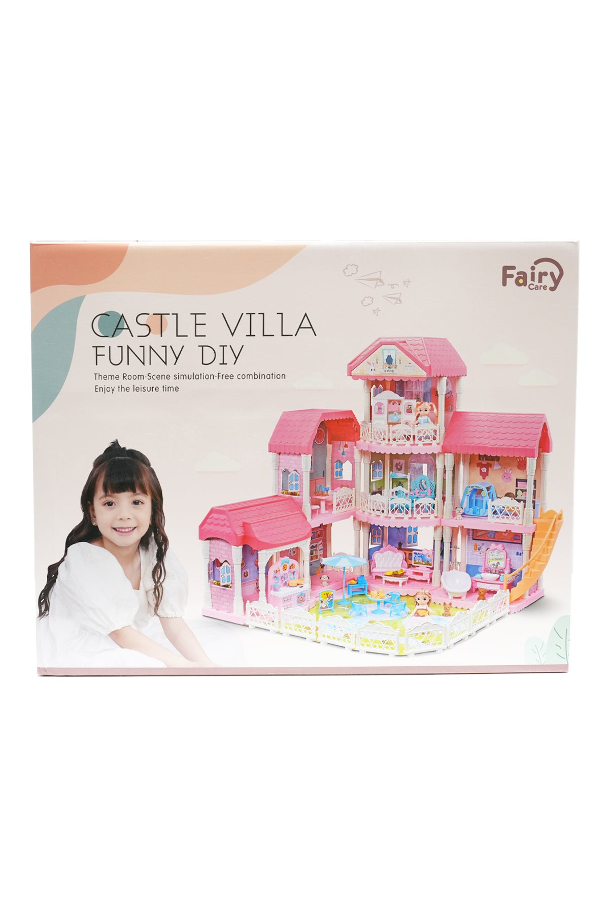 Castle Villa Funny DIY Dollhouse Playset – Fairy Care