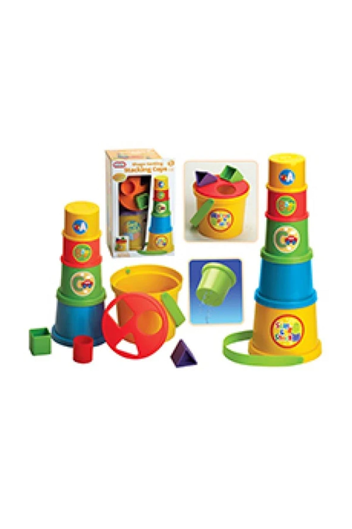 Funtime Shape Sorting Stacking Cups