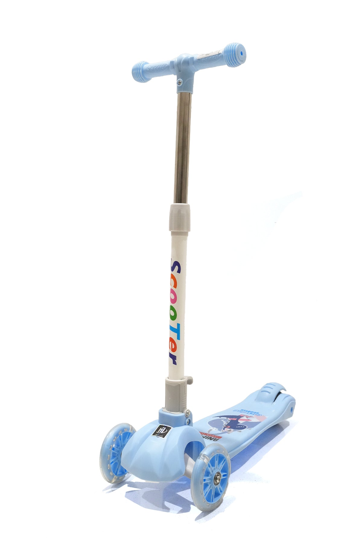 3 Wheel Scooter With Light For Kids (Random Color Selection)