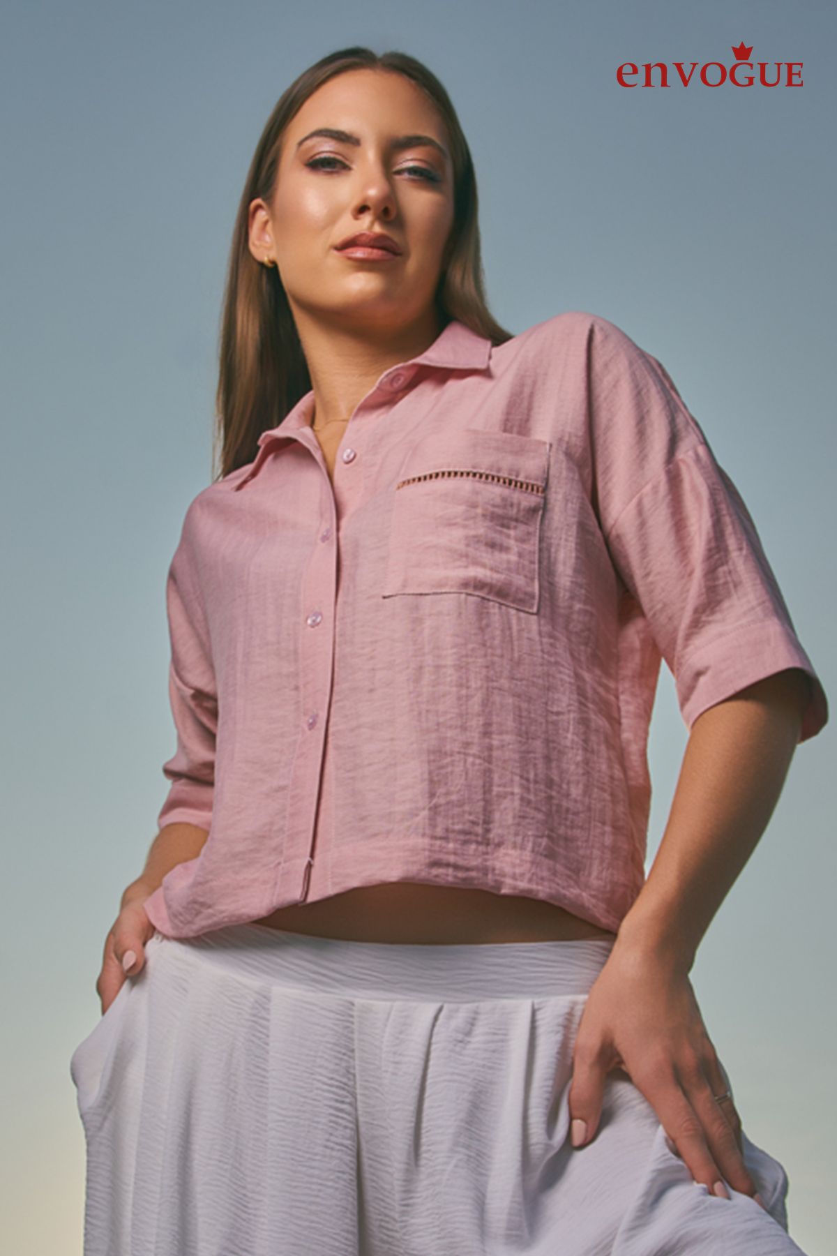 Envogue Stripes & Classics Women's Chic Casual Top