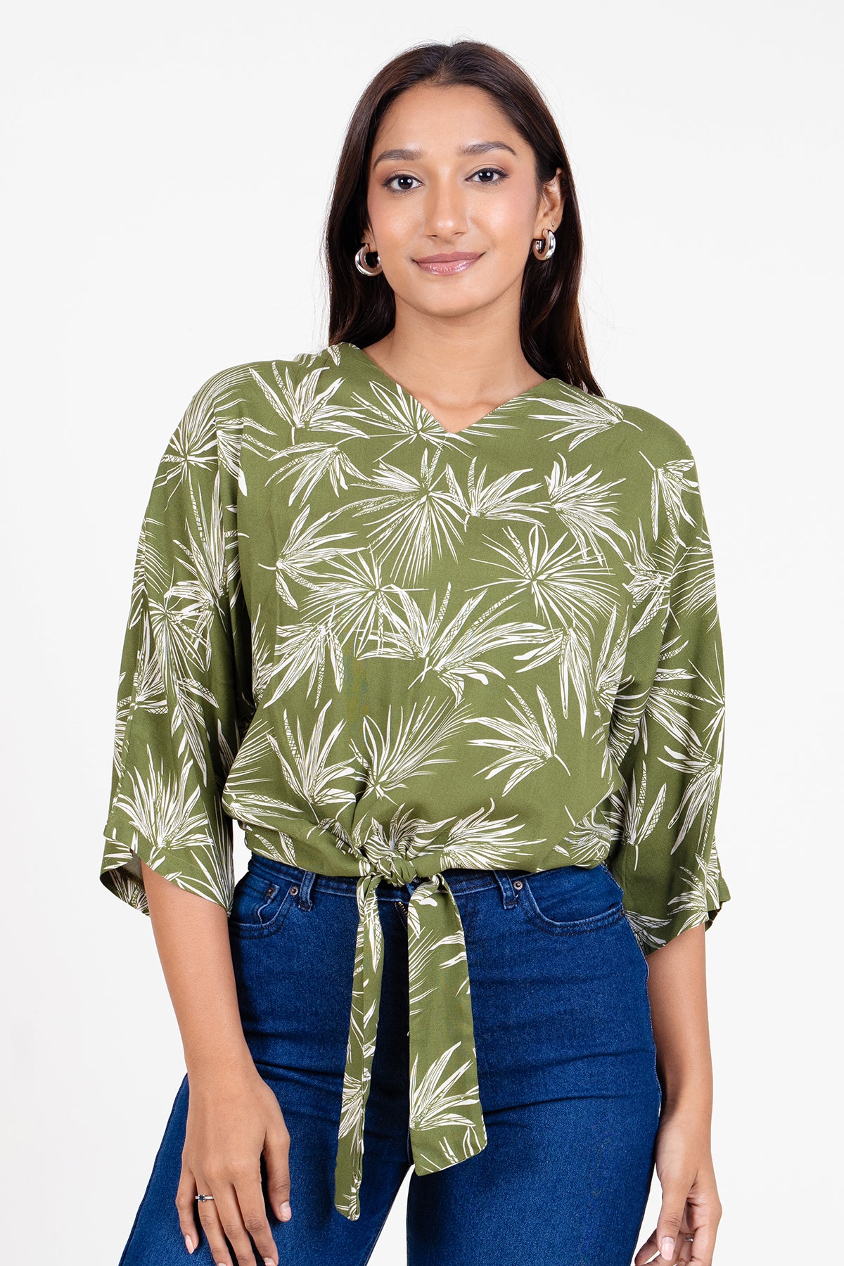 Envogue Women's Printed Chic Casual Top