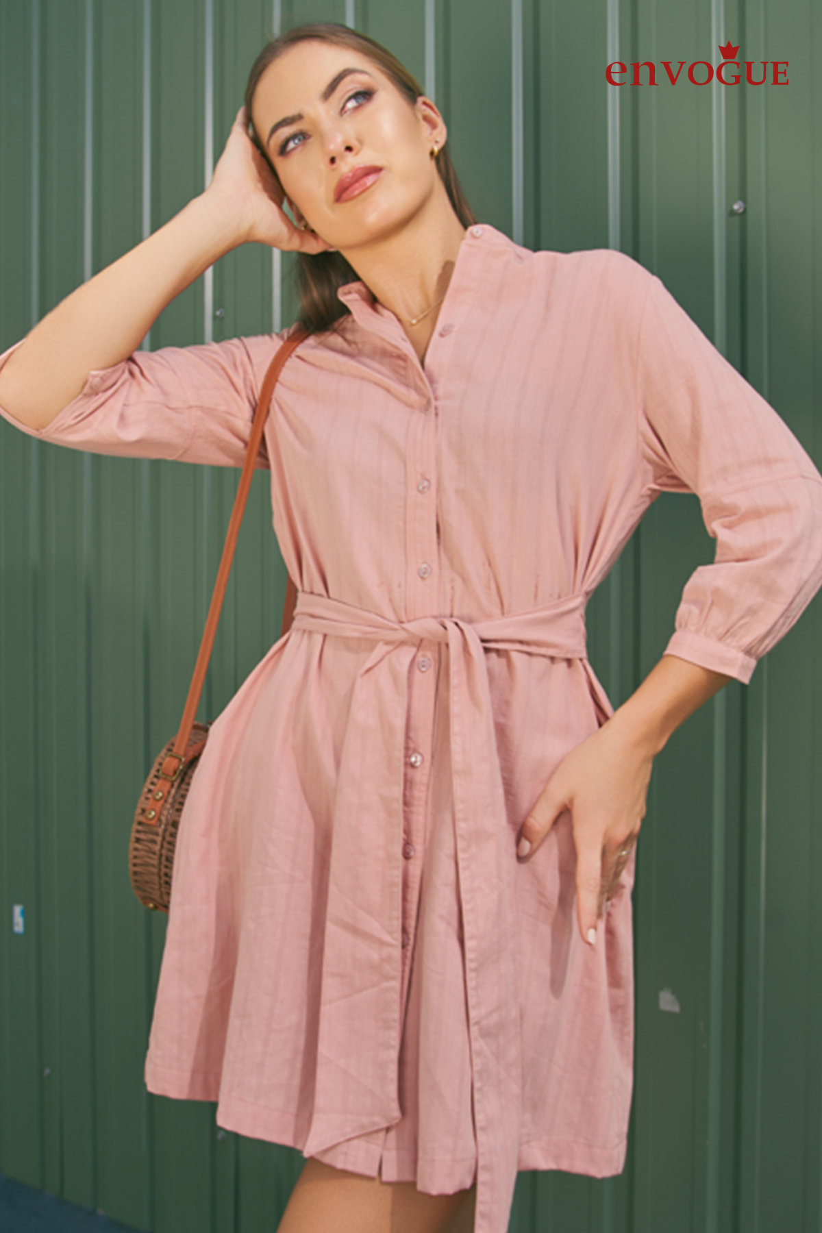 Envogue Stripes & Classics Women's Chic Casual Dress