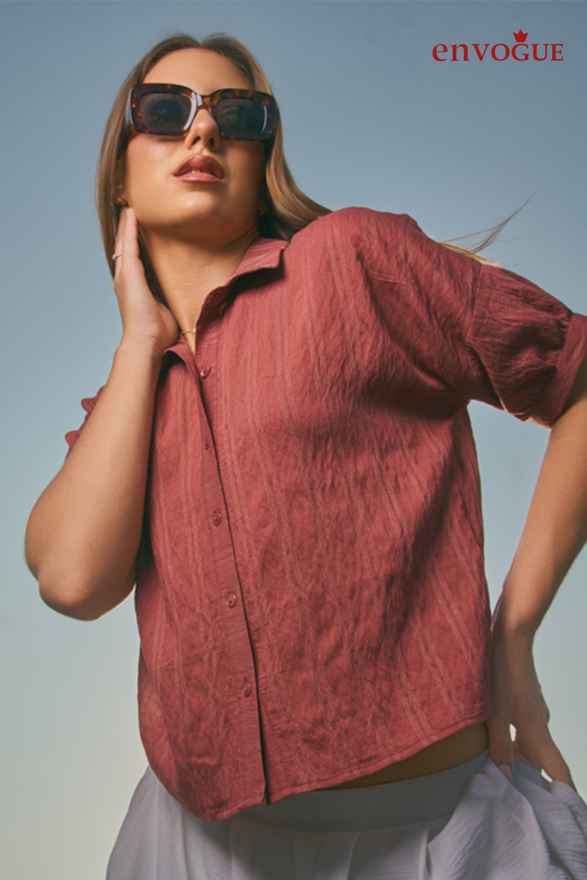Envogue Stripes & Classics Women's Chic Casual Striped Top