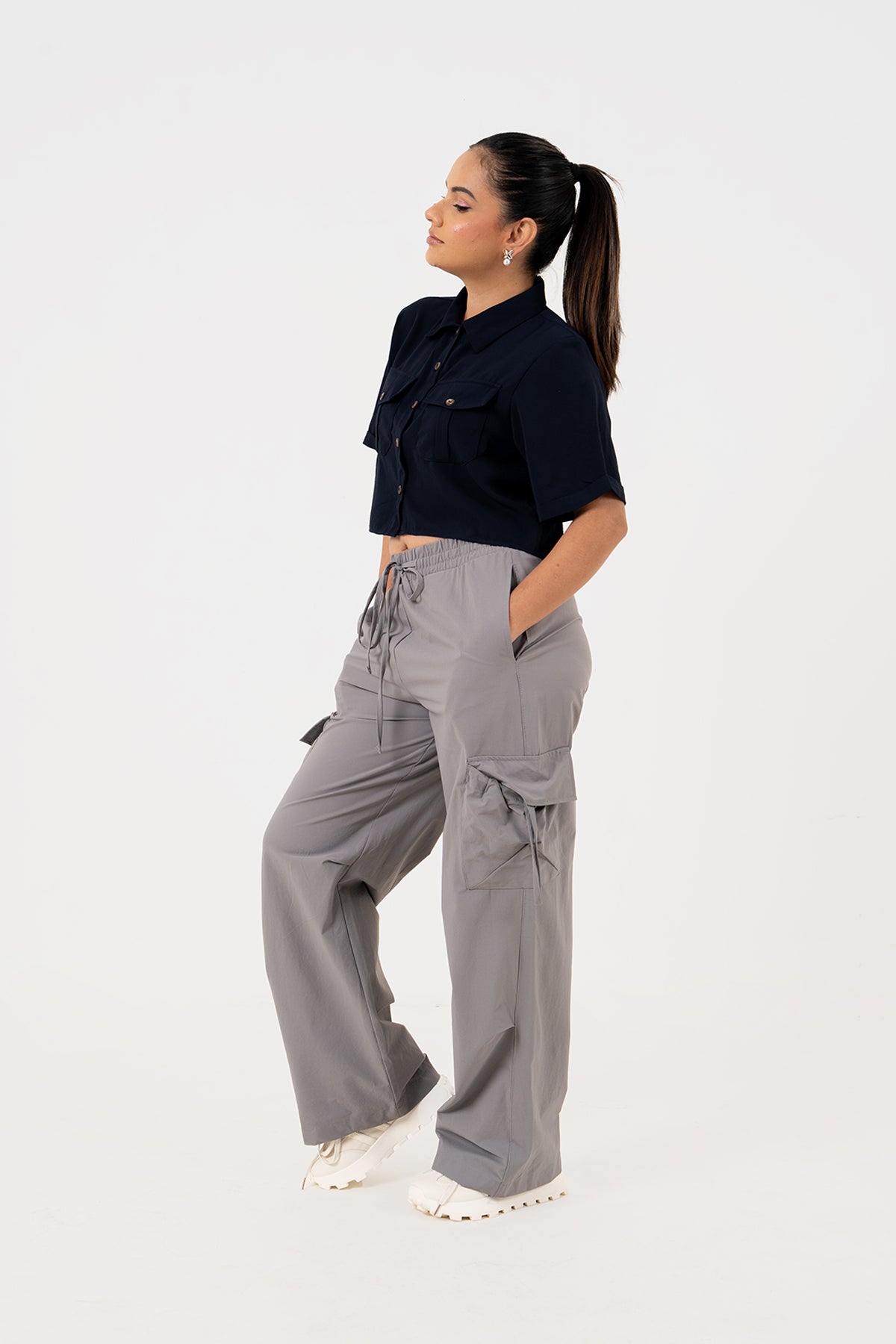 Modano Bloom Women's Casual Cargo Pant