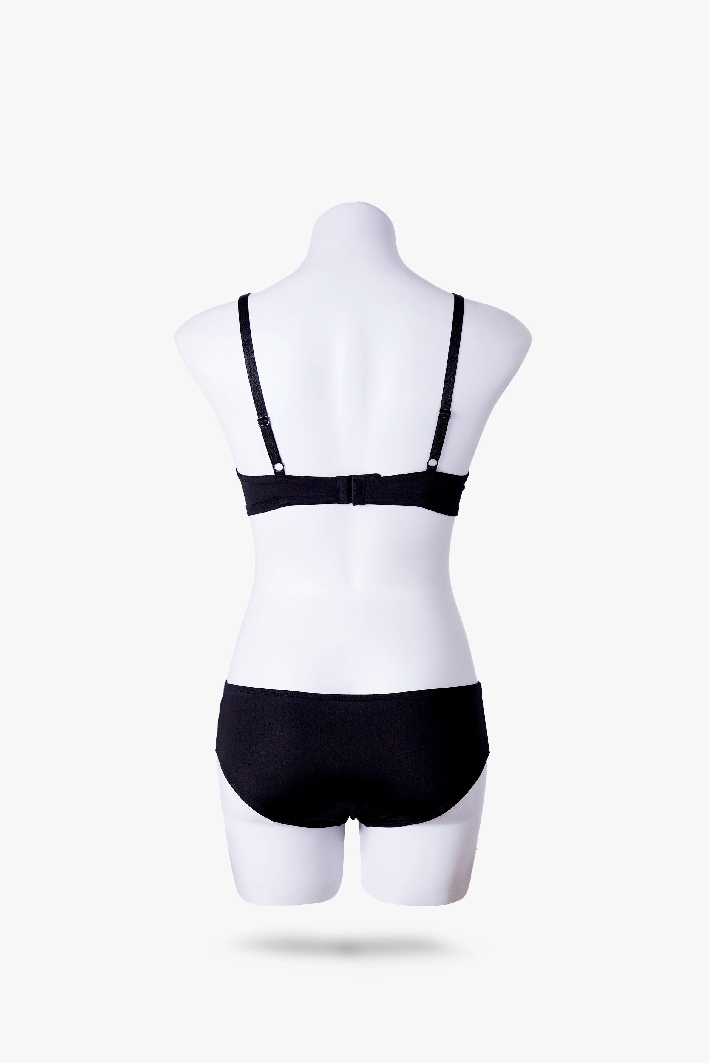 Envogue Black Plain Bra