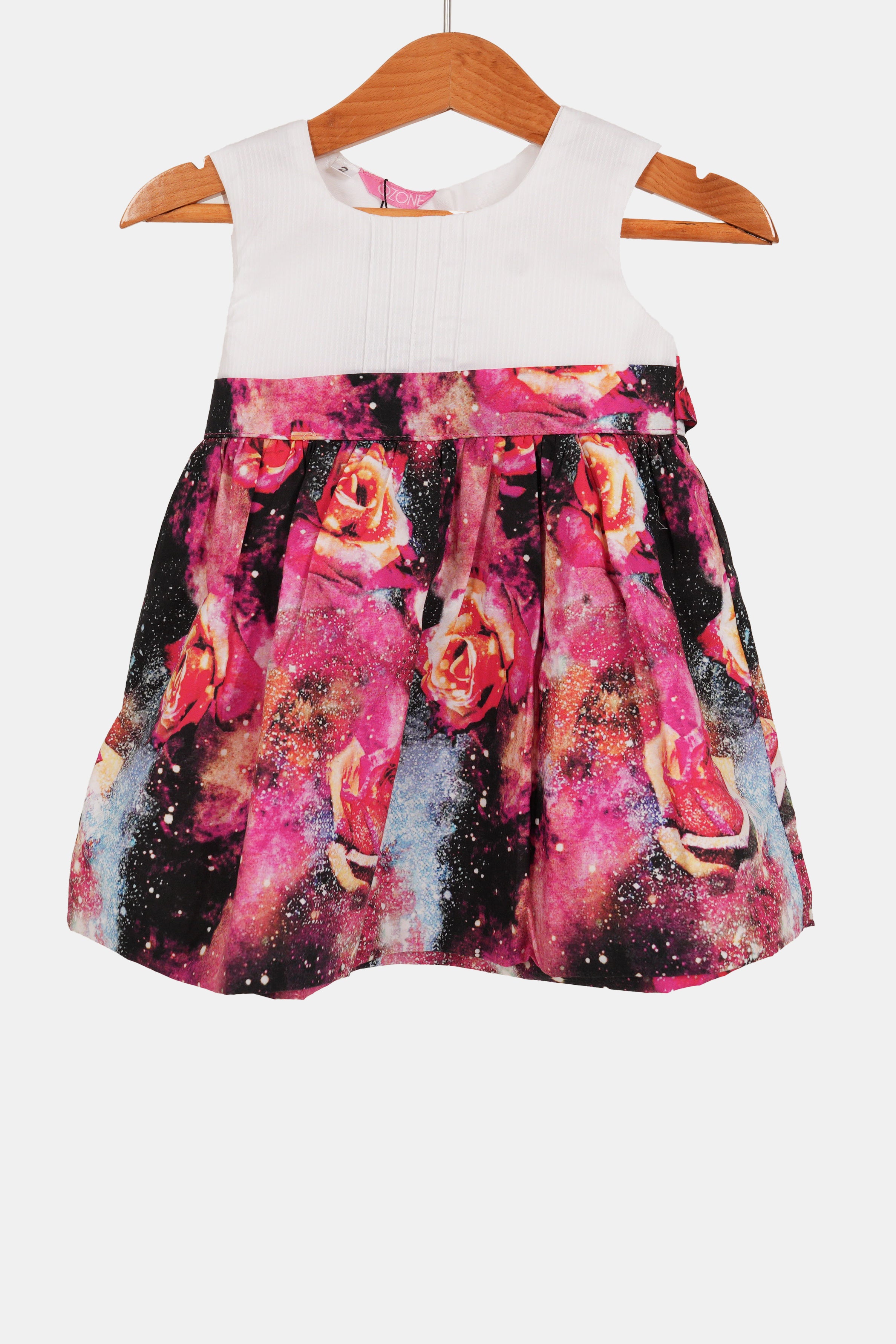 Ozone Kids Girls' Multicolor Casual Frock