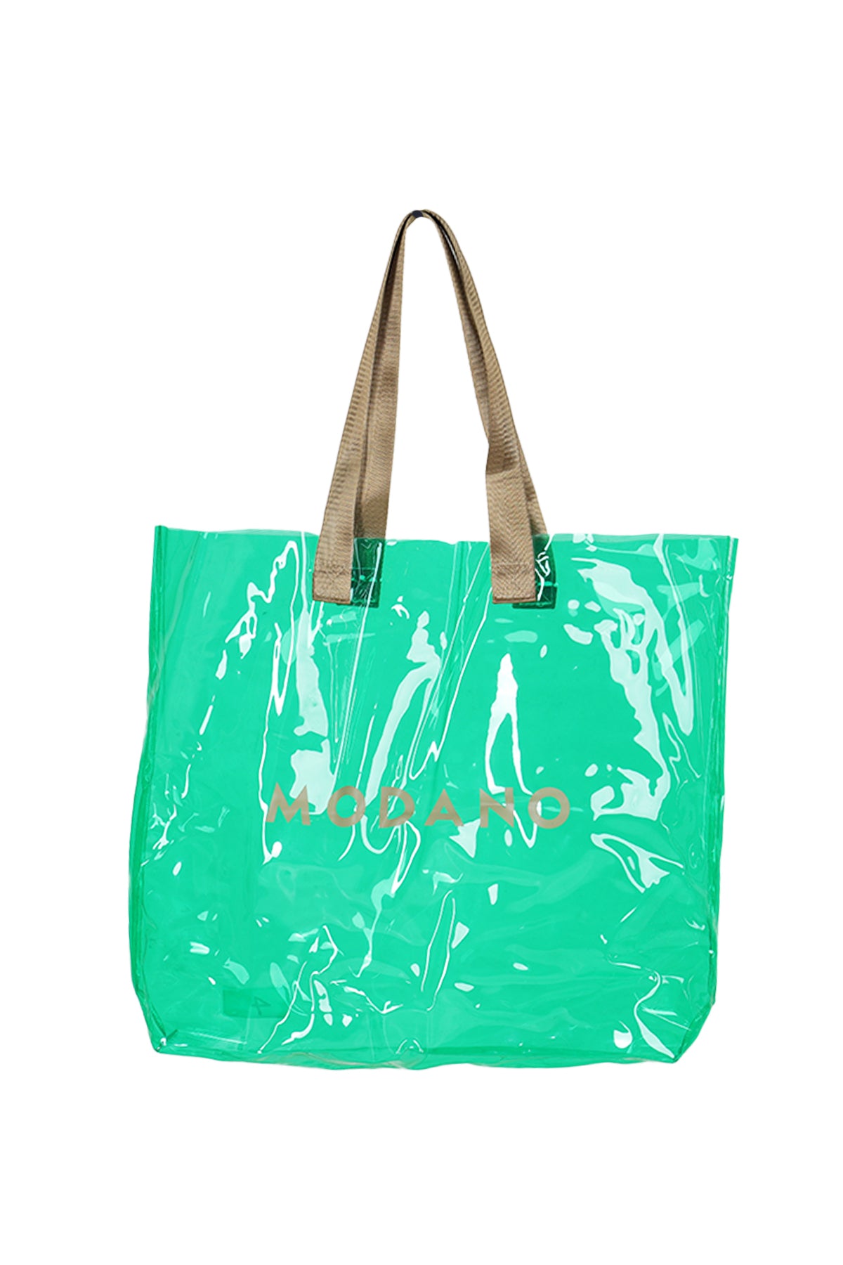 Modano Women's Chic Transparent Tote Bag