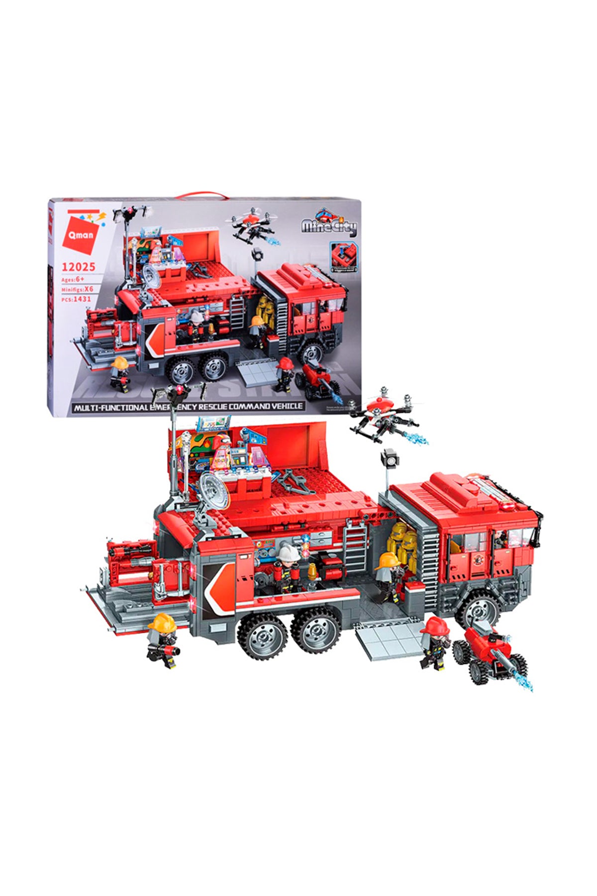 Qman Mine City Roaring Flame Pioneer
