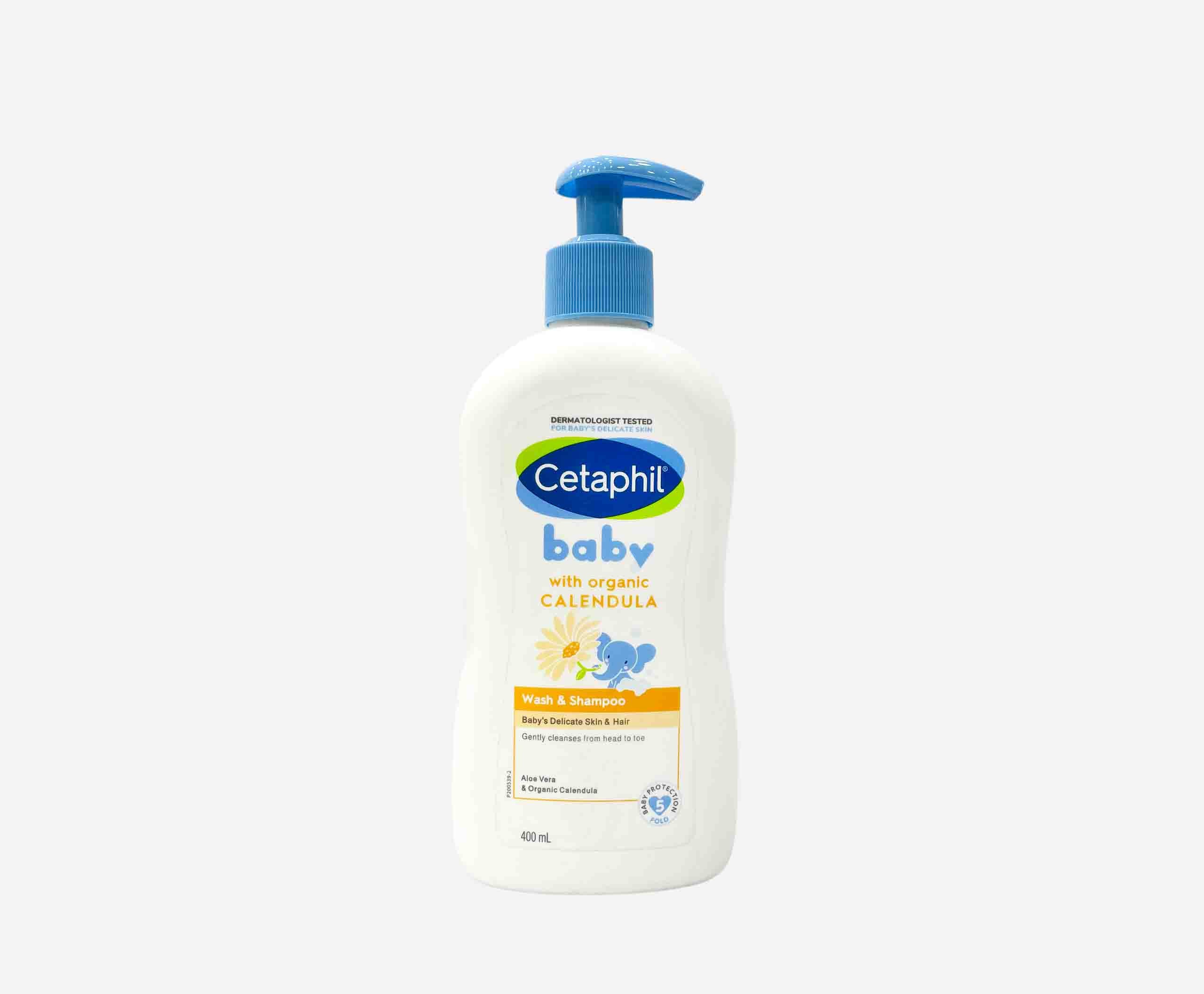 Cetaphil Baby Wash & Shampoo With Organic Calendula 400ml