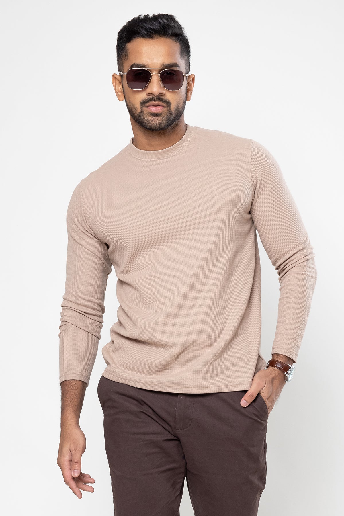 King Street Men's Long Sleeve Casual Sweater