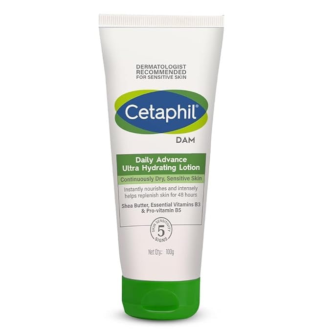 Cetaphil DAM Daily Advance Ultra Hydrating Lotion – Face & amp Body 100ml
