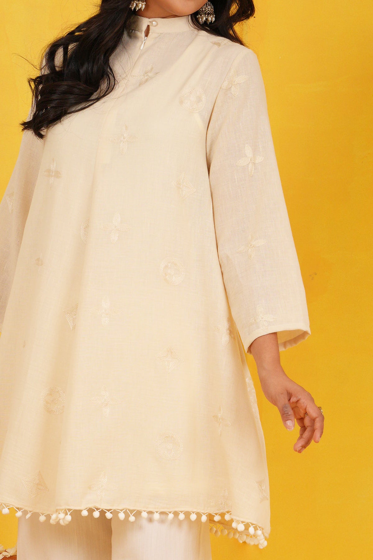 Hada PONGAL Women's Party Kurta Top