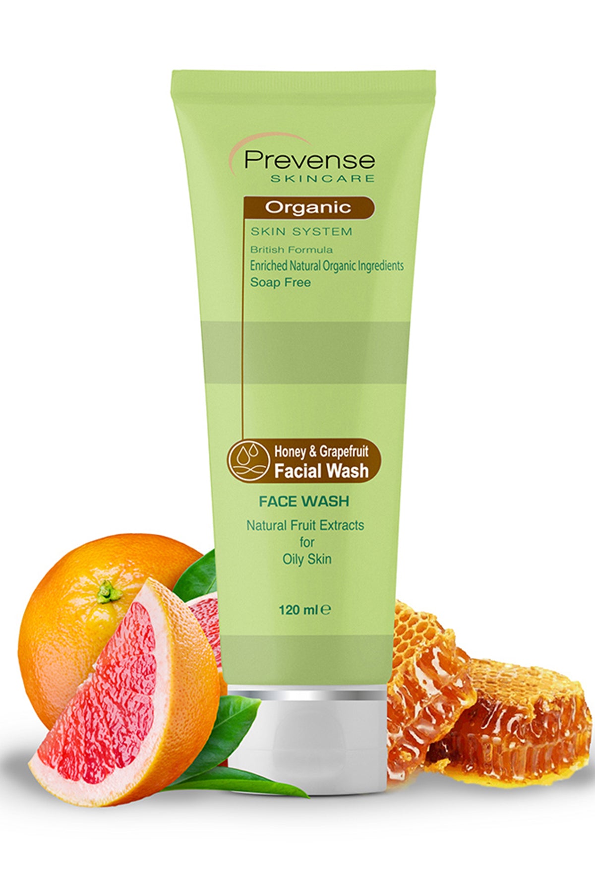 Prevense Honey & Grape Fruit Facial Wash For Oily Skin (120 ml)