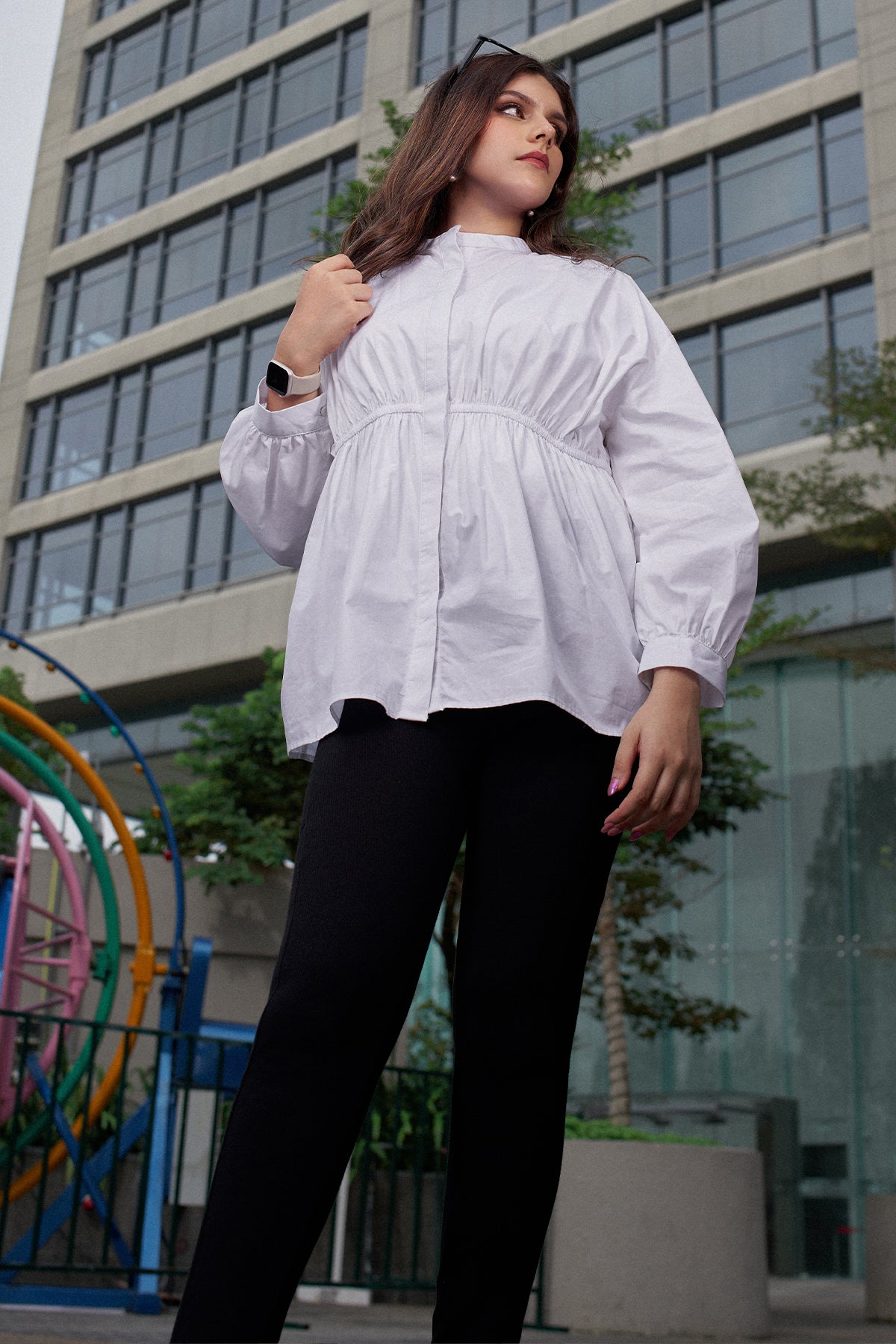 Hada Women's 3/4 Sleeve Casual Top