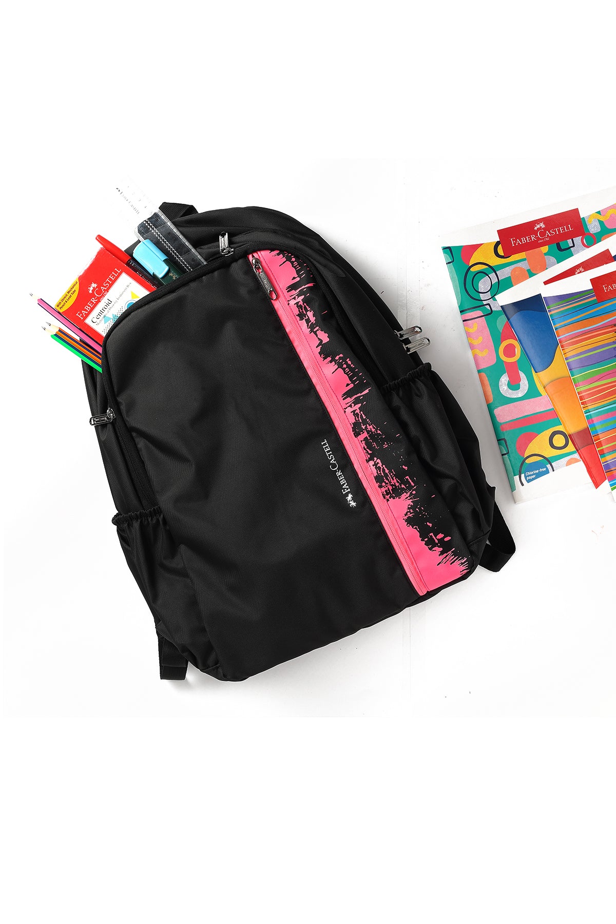 Neon Splash Kids School Bag