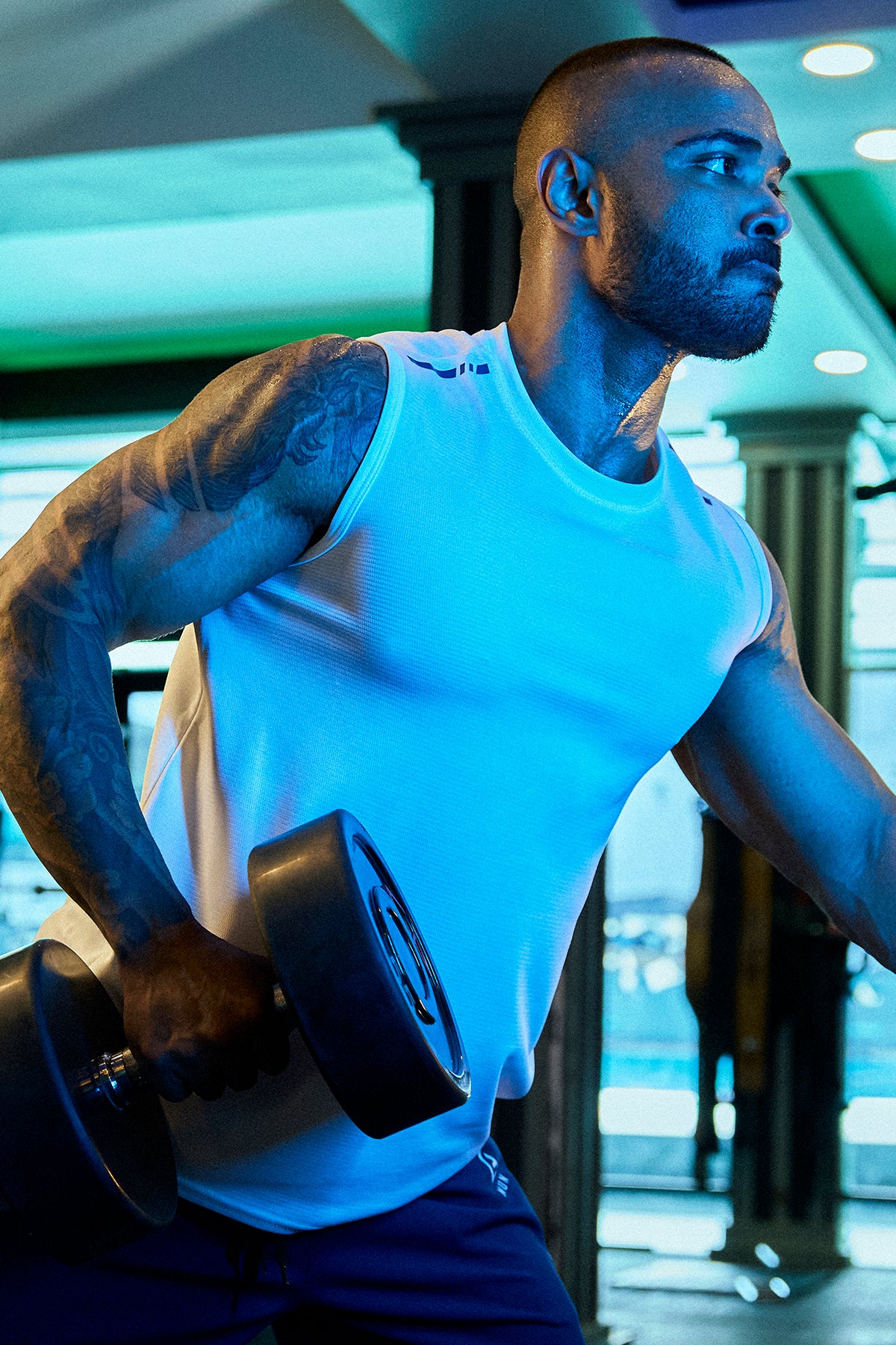 MUN Active Men's Sleeve Less Sport Skinny