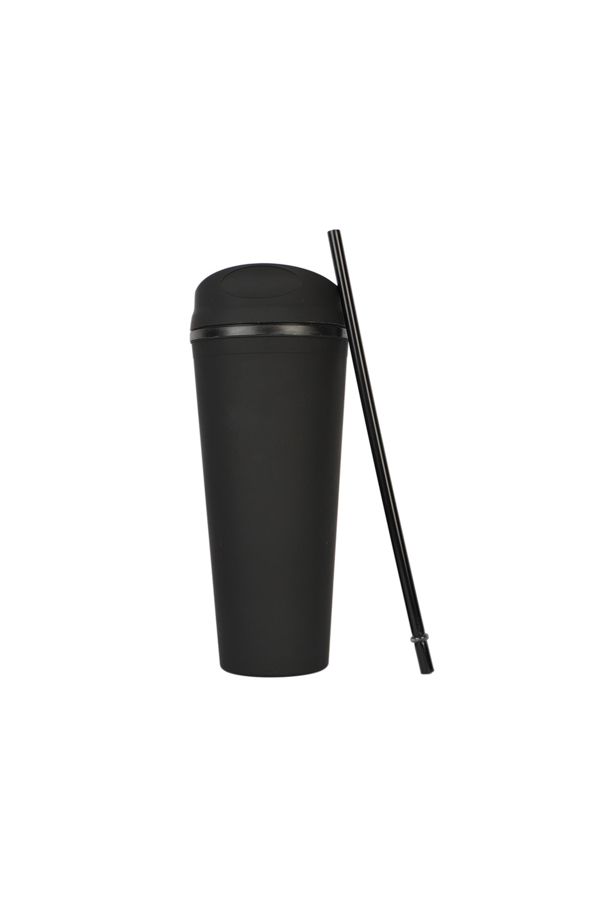 Travel Cup With Straw (Blue Color)