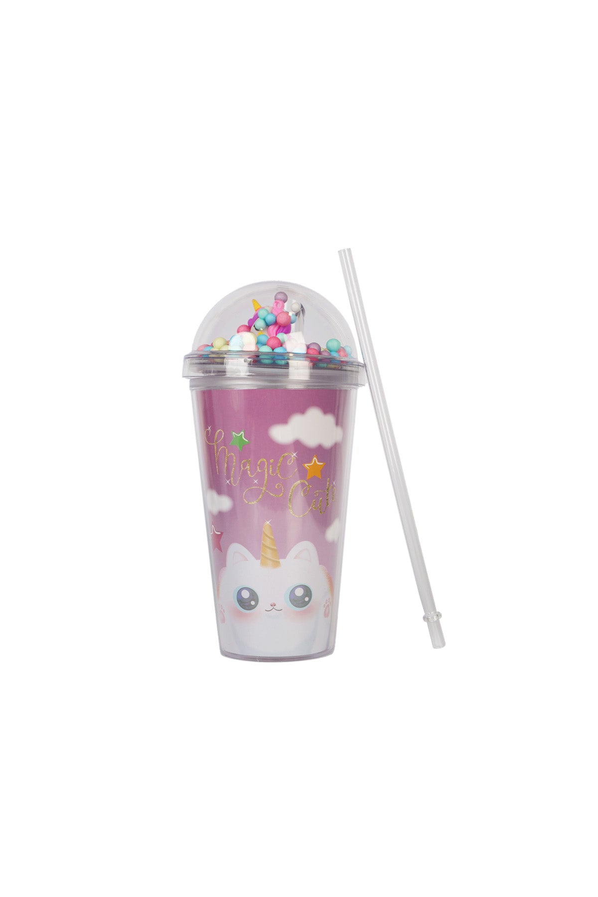 Travel Cup With Straw
