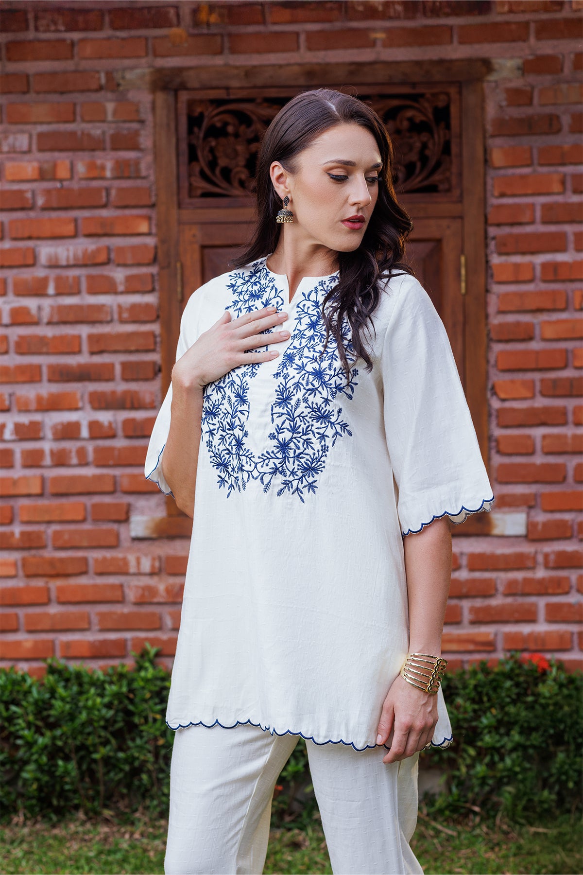 Hada FESTIVE Women's Embroider Party Kurta