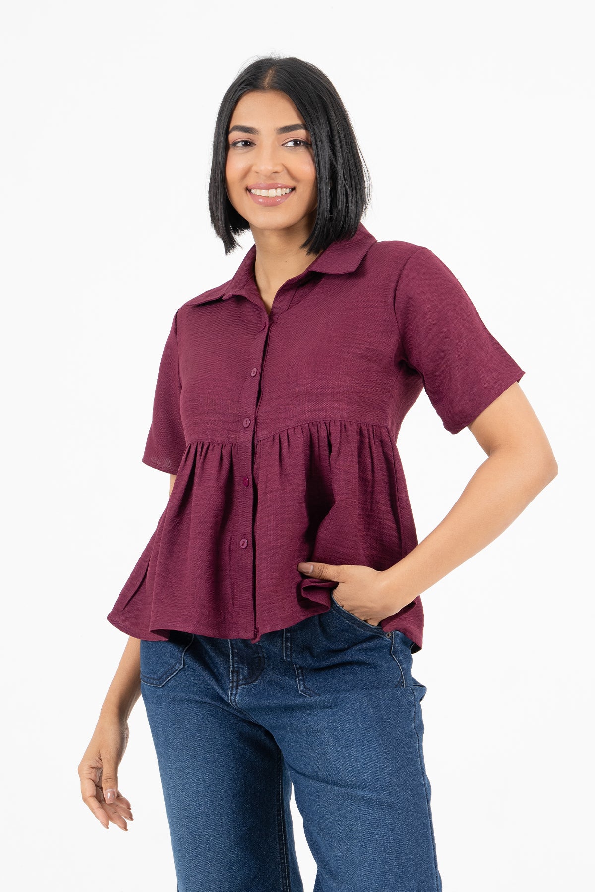Envogue Women's Chic Casual Blouse
