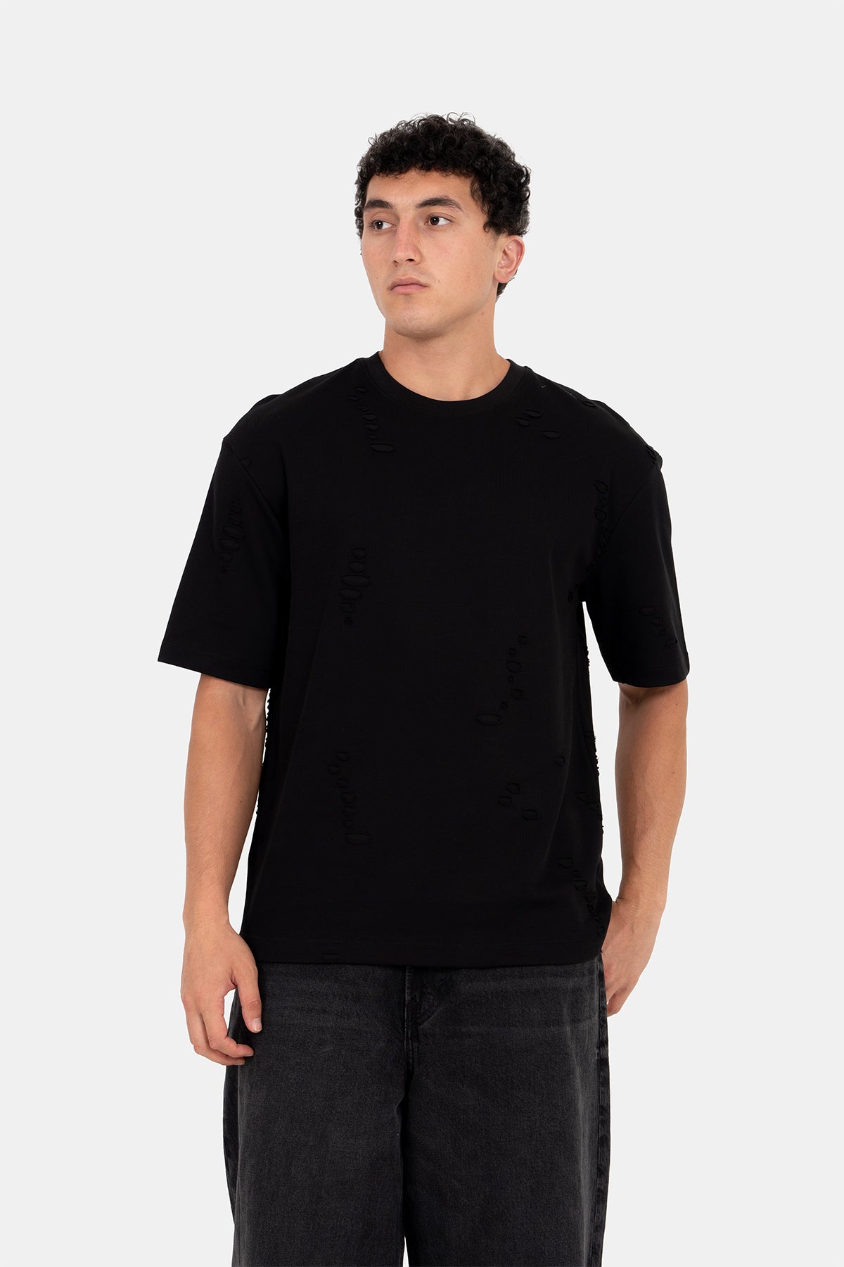 Hustle Men's Casual Oversize T-Shirt