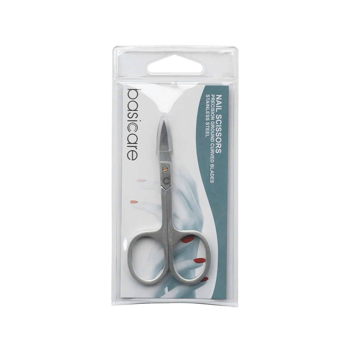 Basicare Curved Point 3.5-Inch Nail Scissor (7616125665504)