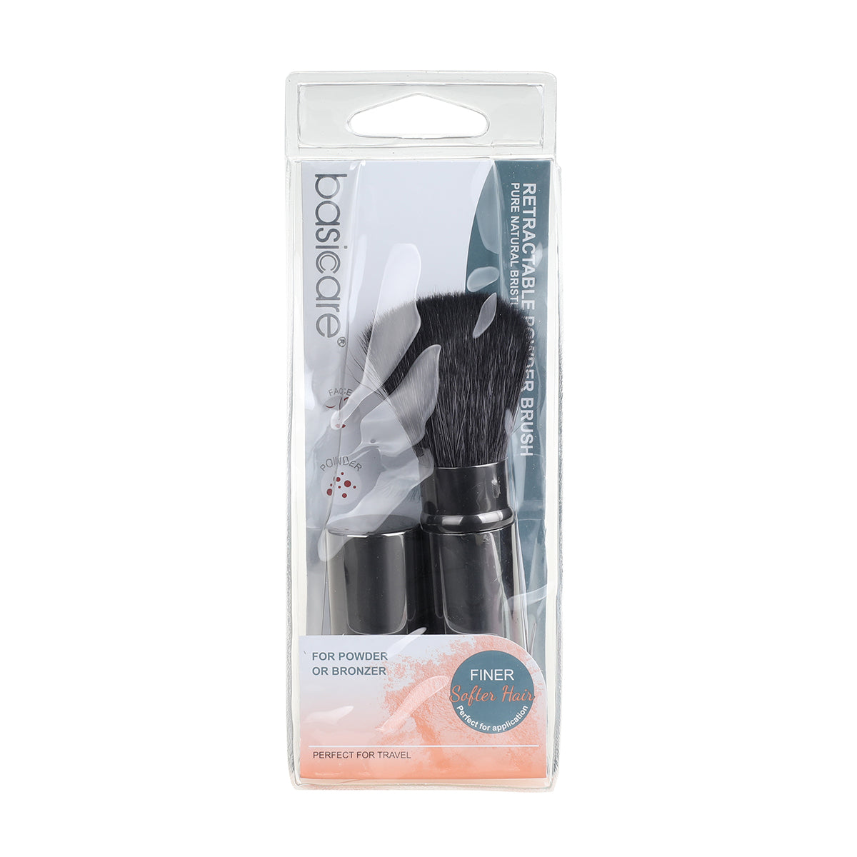 Basicare Retractable Powder Brush (7576277221600)