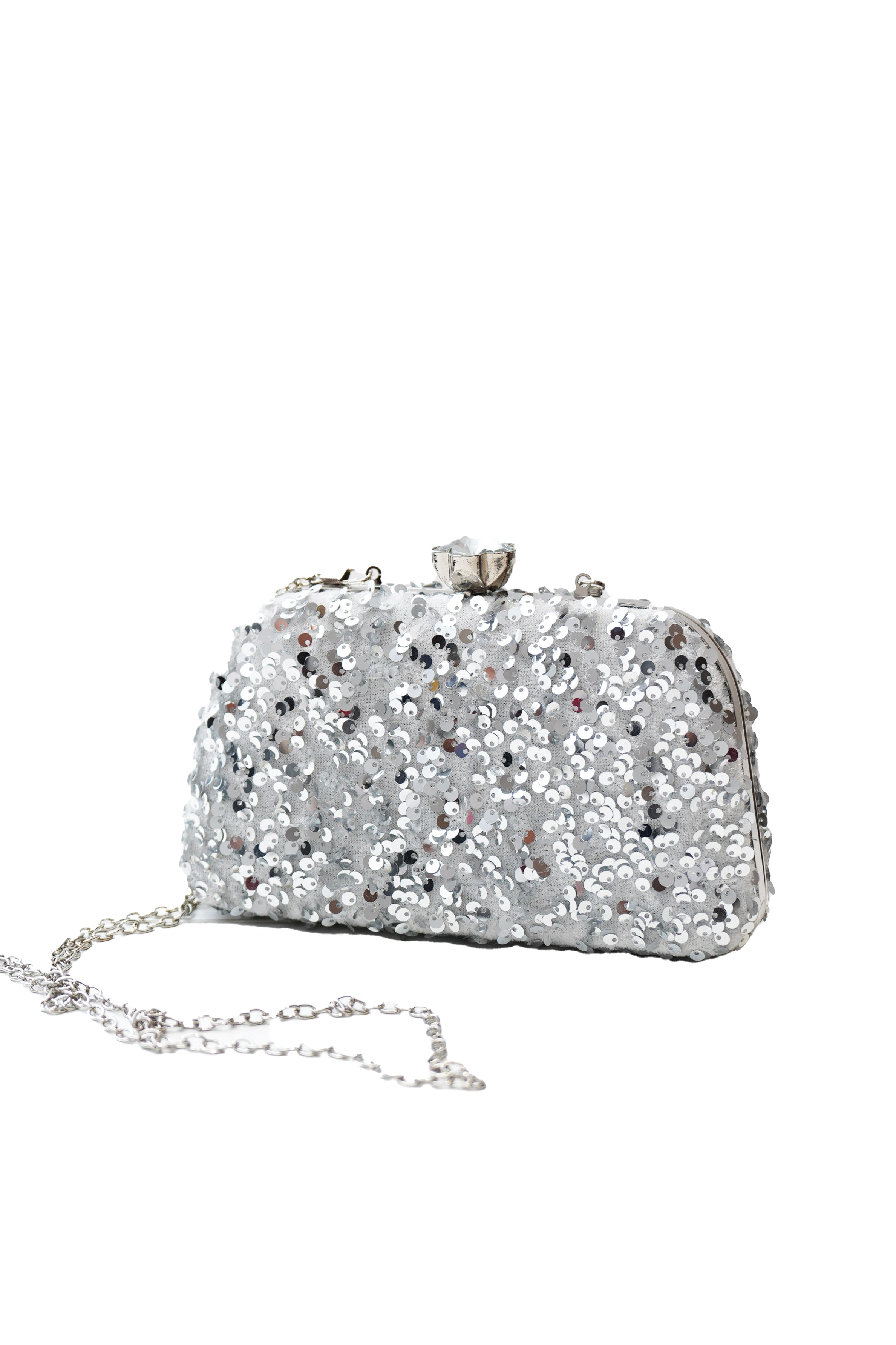 Ladies' Party Purse-Silver