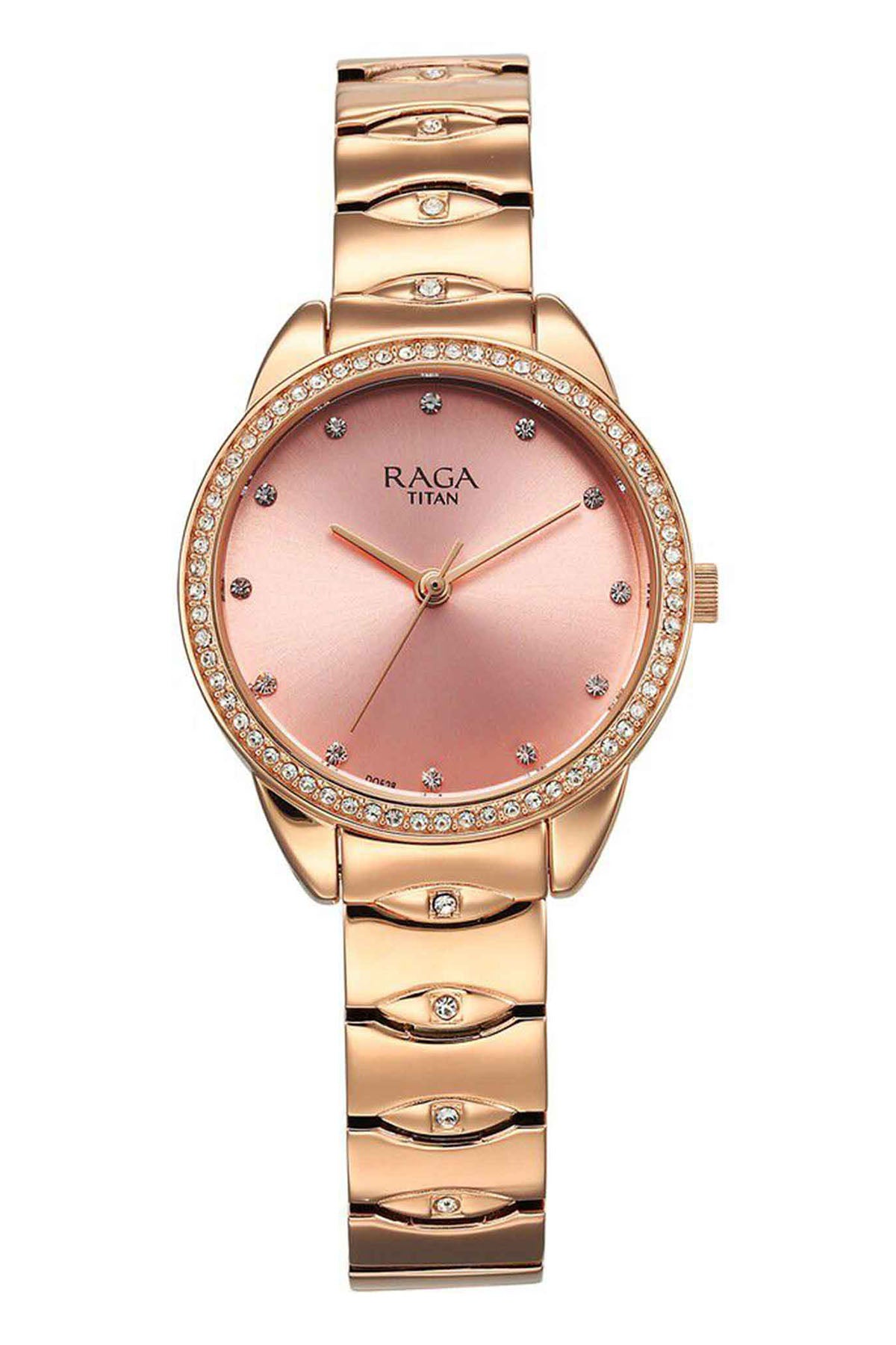 TITAN Women's Raga Showstopper Metal Strap Watch
