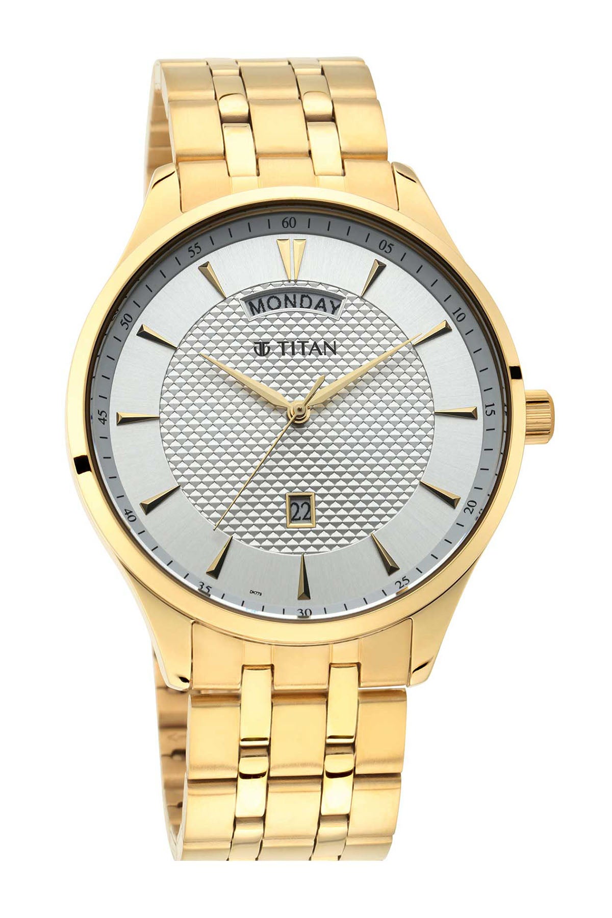 TITAN Men's Stainless Steel Strap Watch