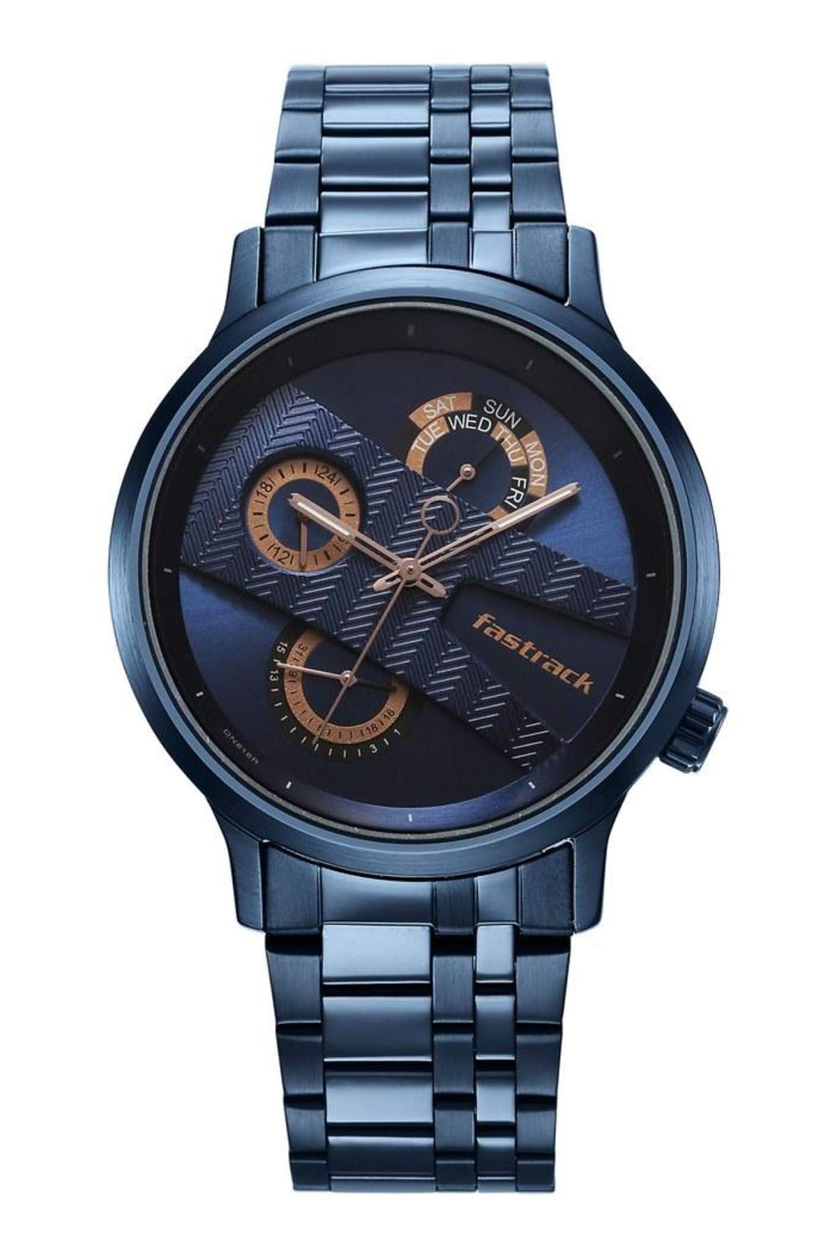 FASTRACK Men's Stainless Steel Strap Watch