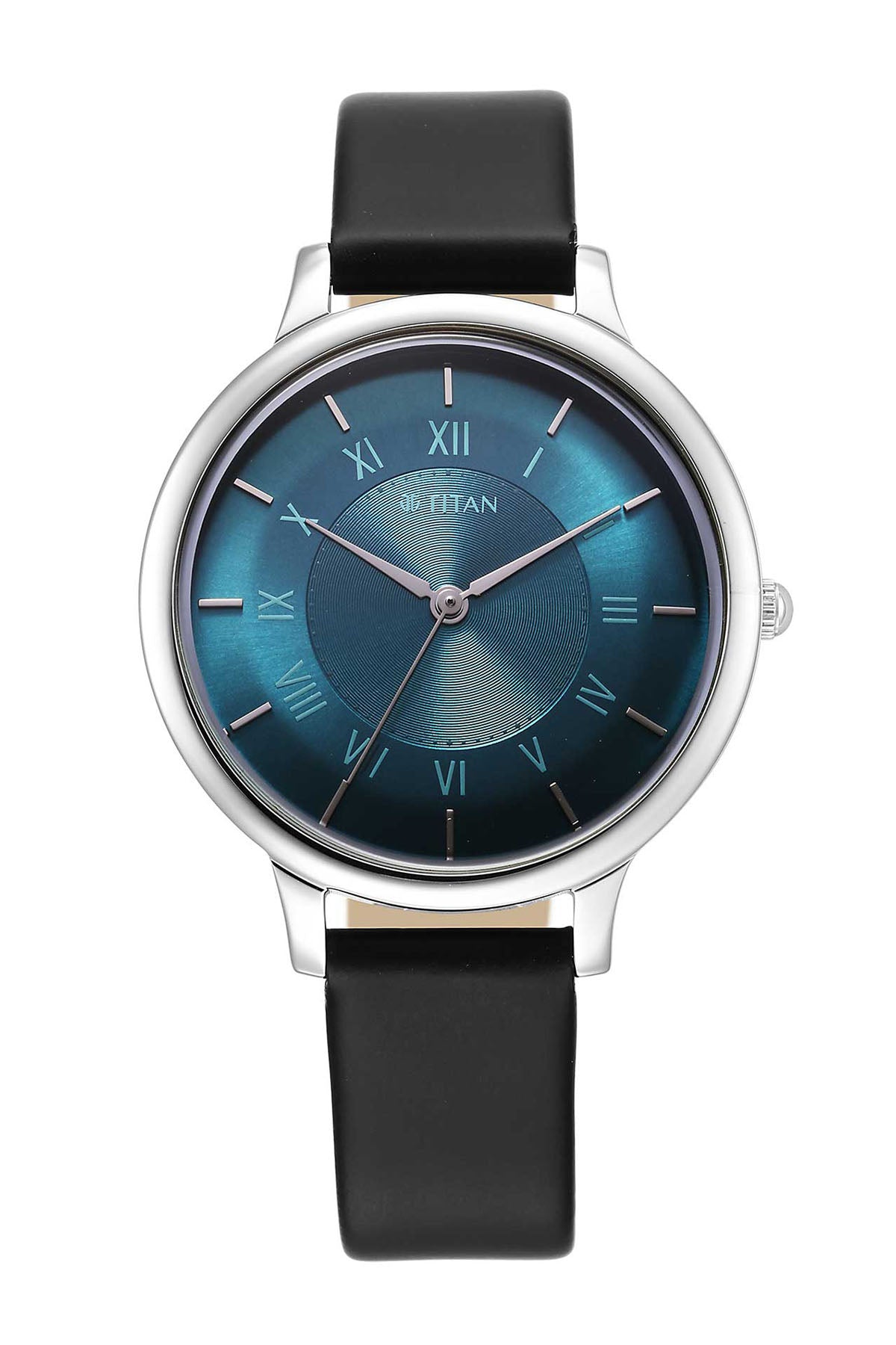 TITAN Women's Leather Strap Watch