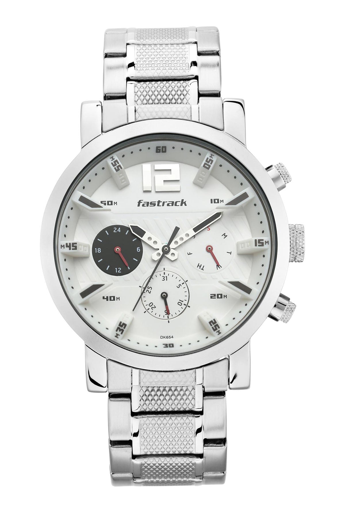 FASTRACK Men's Stainless Steel Strap Watch