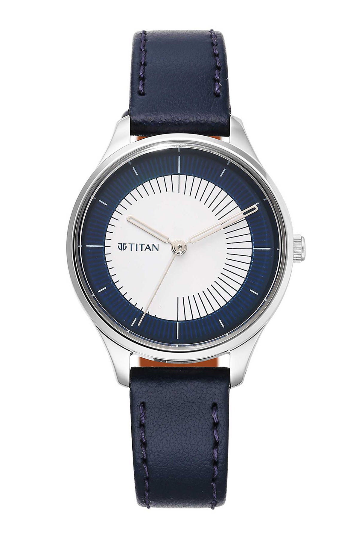 TITAN Women's Leather Strap Watch