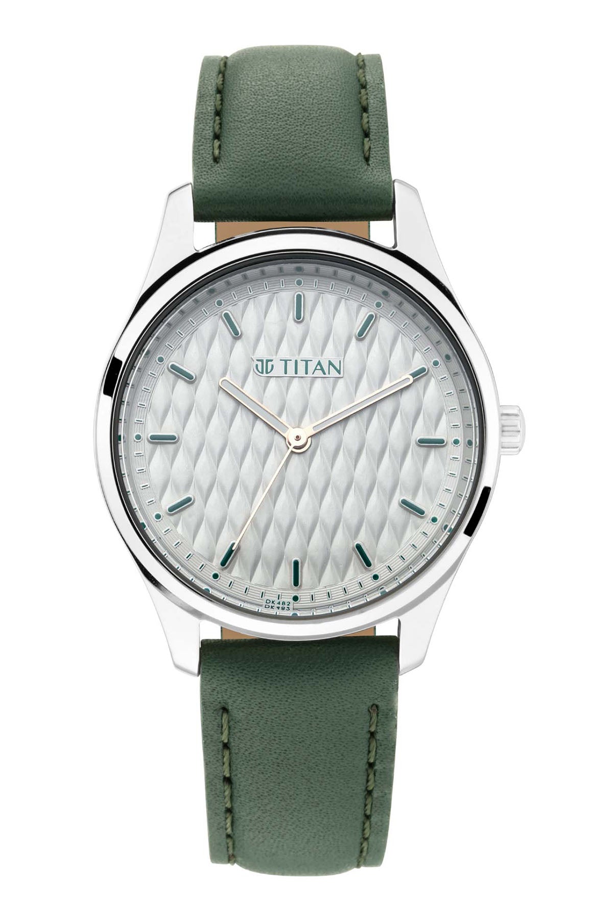 TITAN Women's Leather Strap Watch