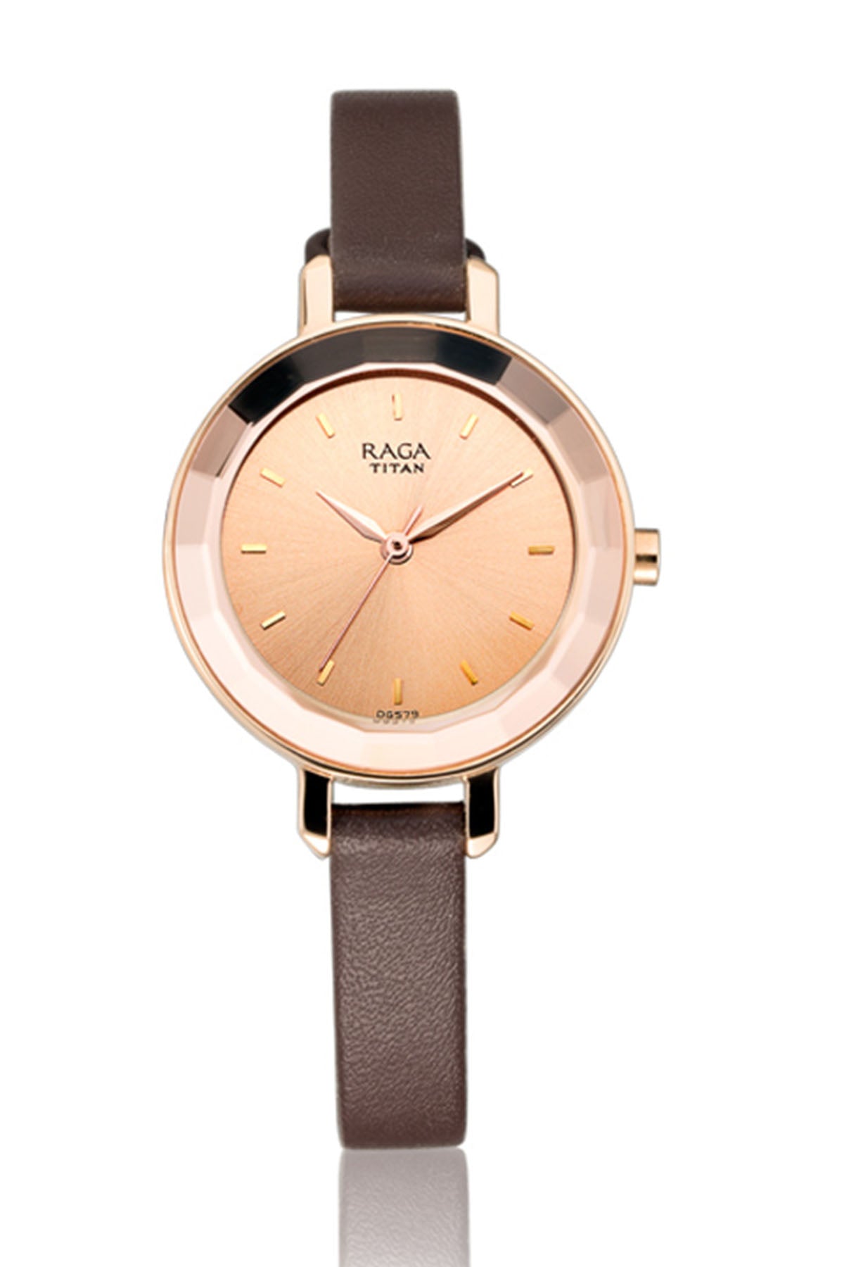 TITAN Women's Leather Strap Watch