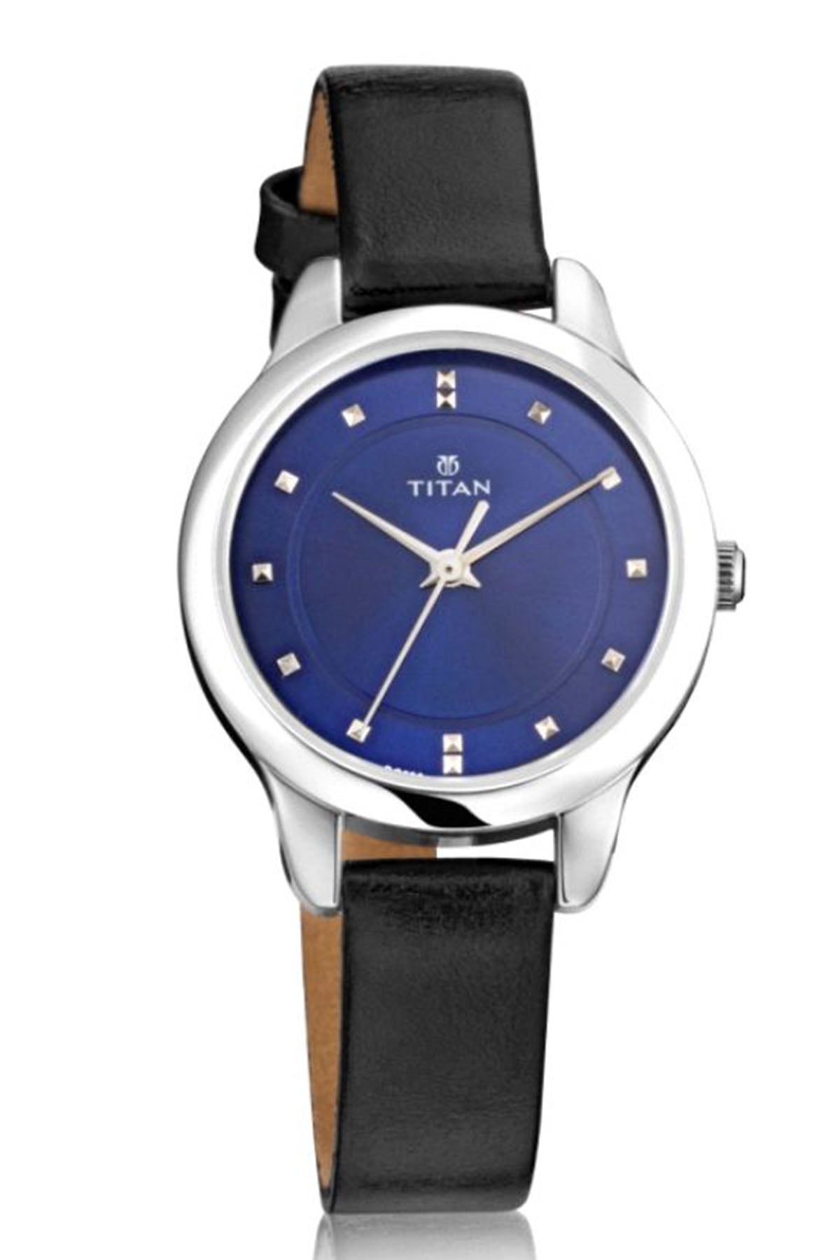 TITAN Women's Leather Strap Watch
