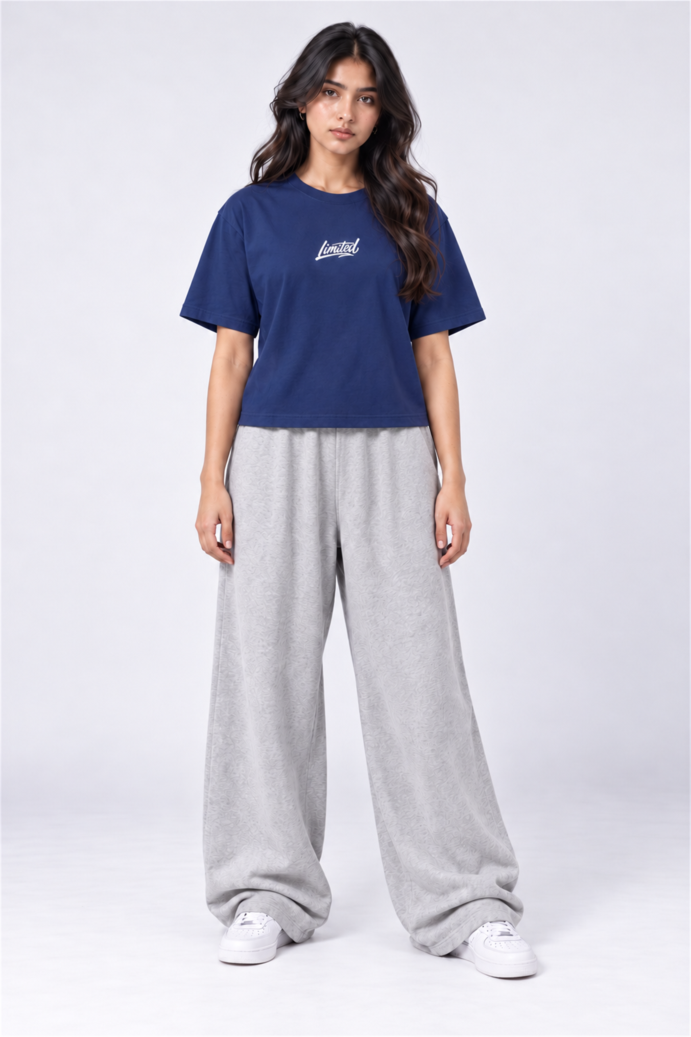 MODANO Crew Neck Tees - Navy