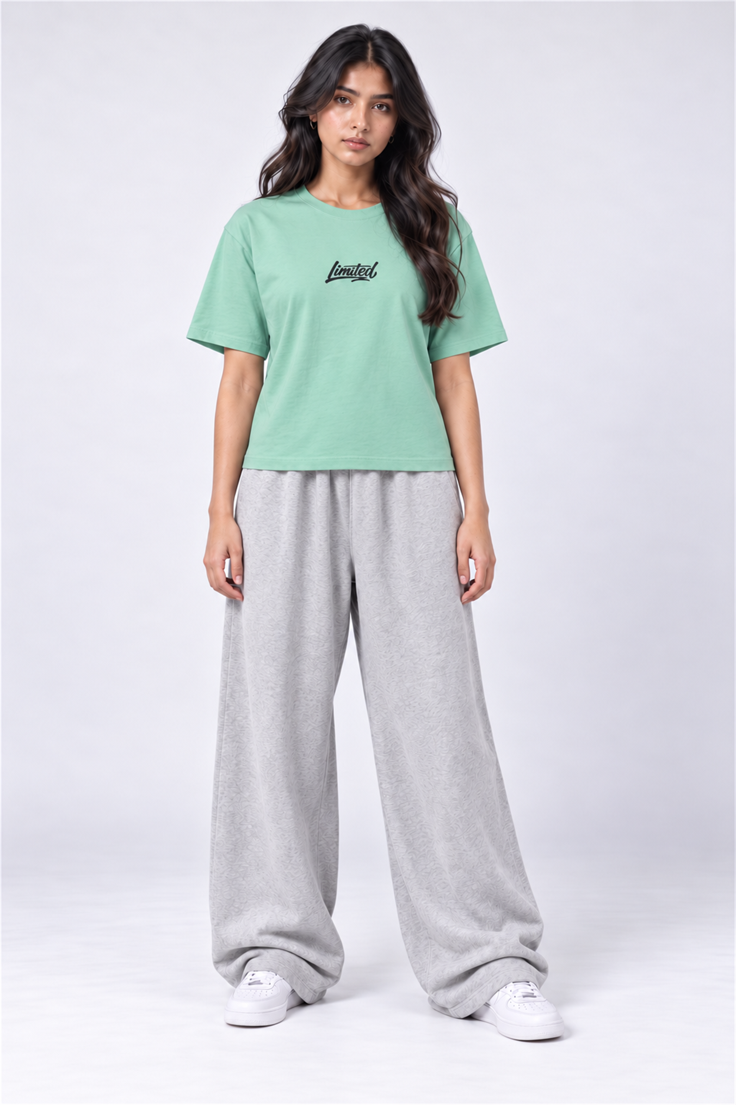 MODANO Crew Neck Tees - Mint Green