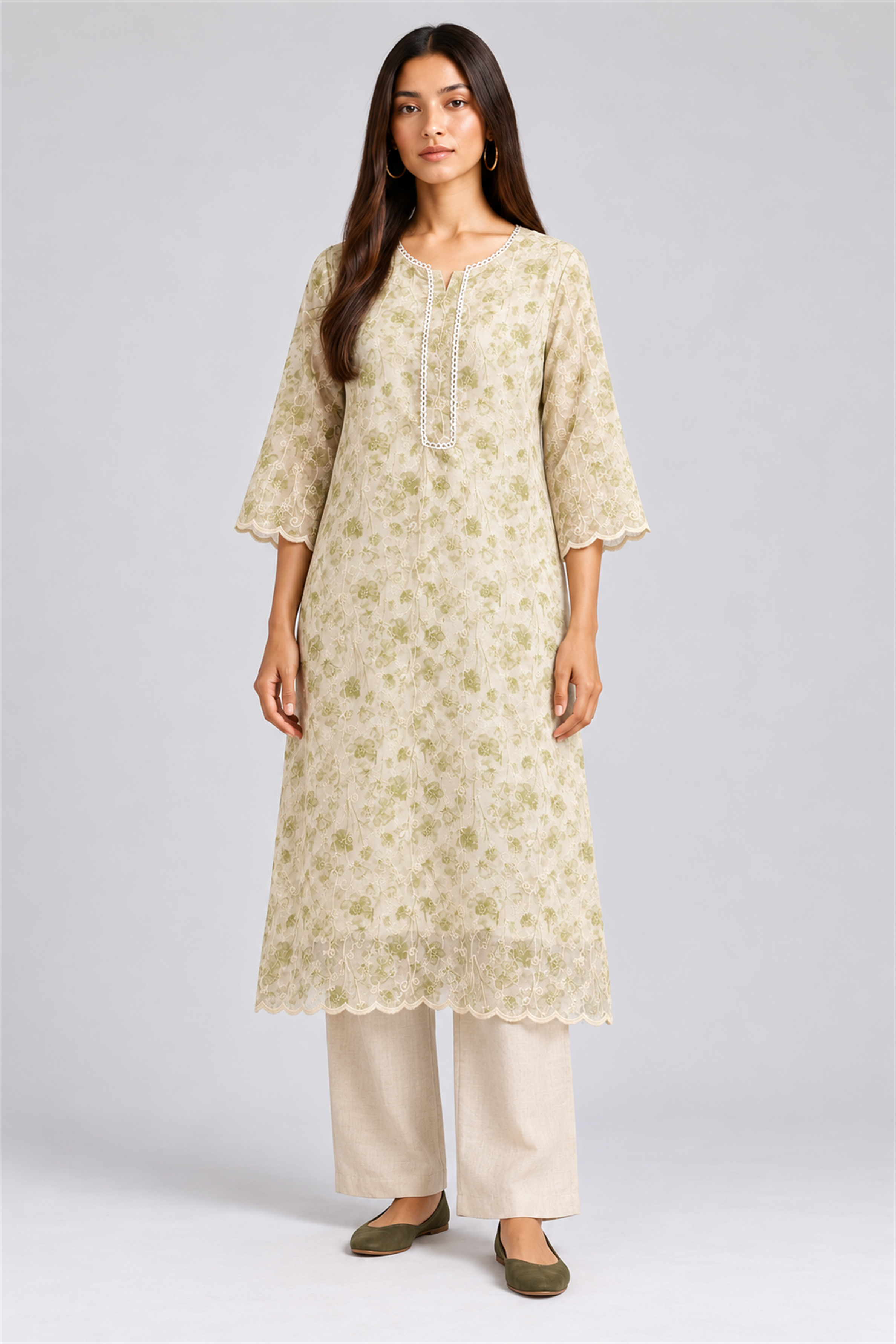 HADA Women's Exclusive Kurta - Green