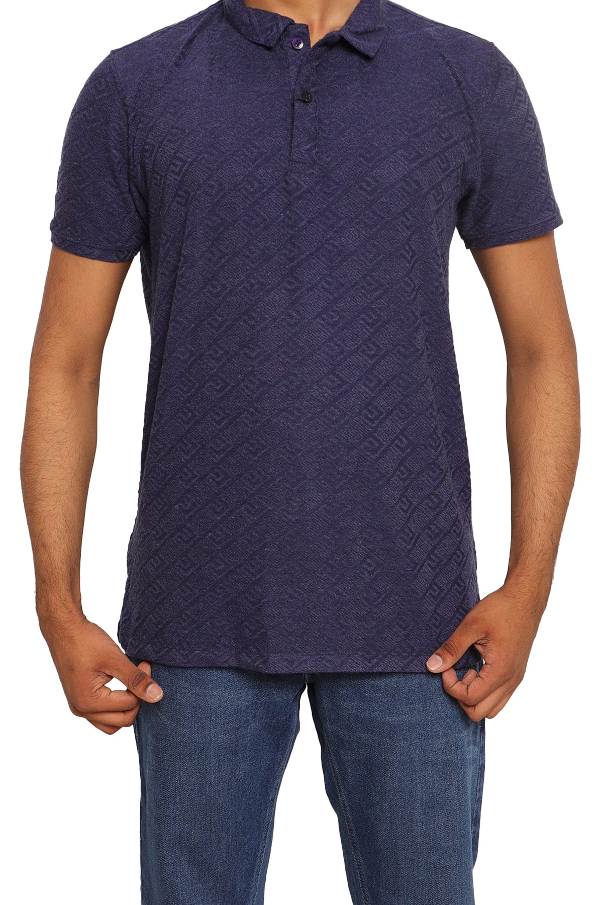 King Street Men's Short Sleeve Casual Polo T-Shirt