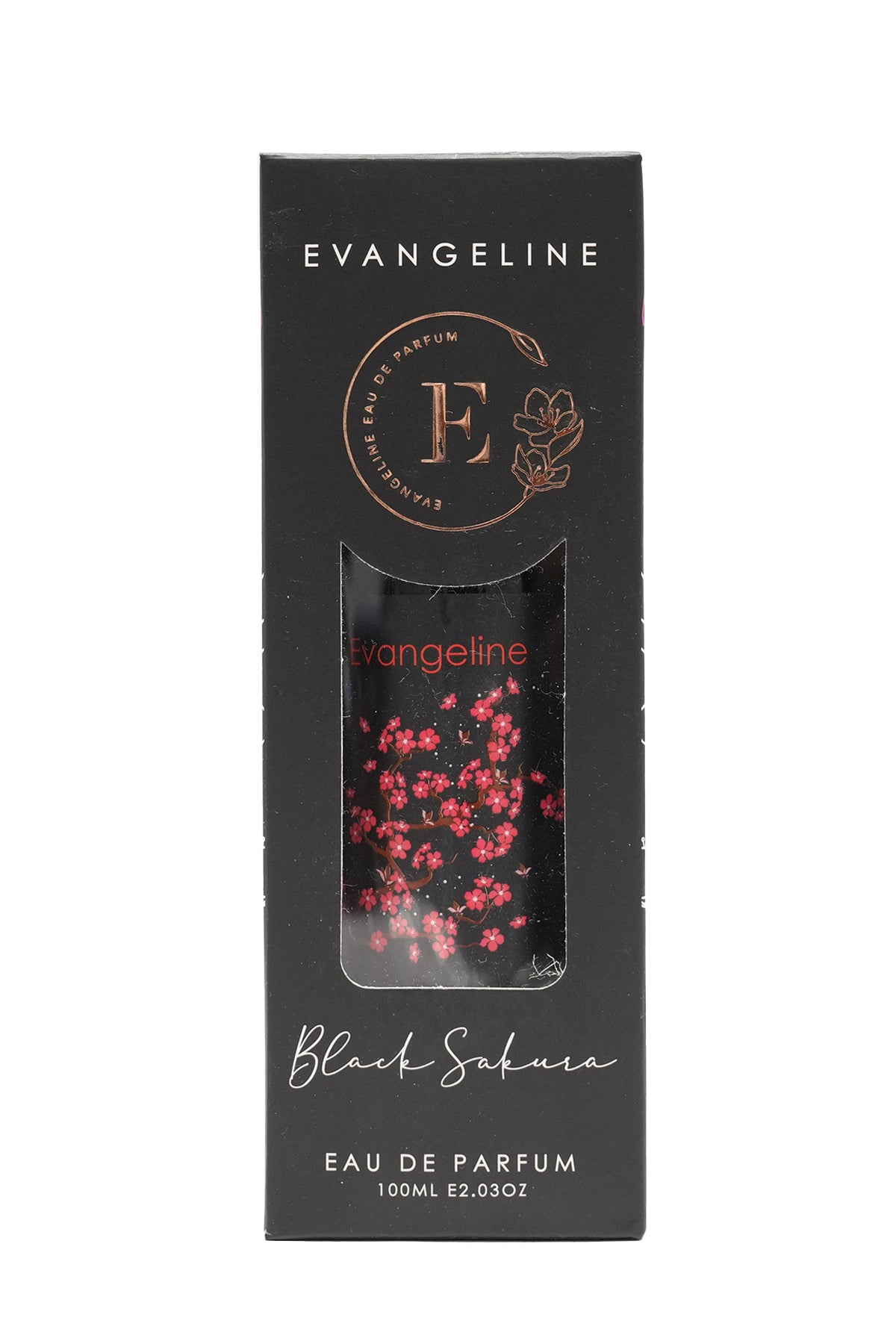 Evangeline Black Sakura Eau De Parfum Natural Spray (100ml)