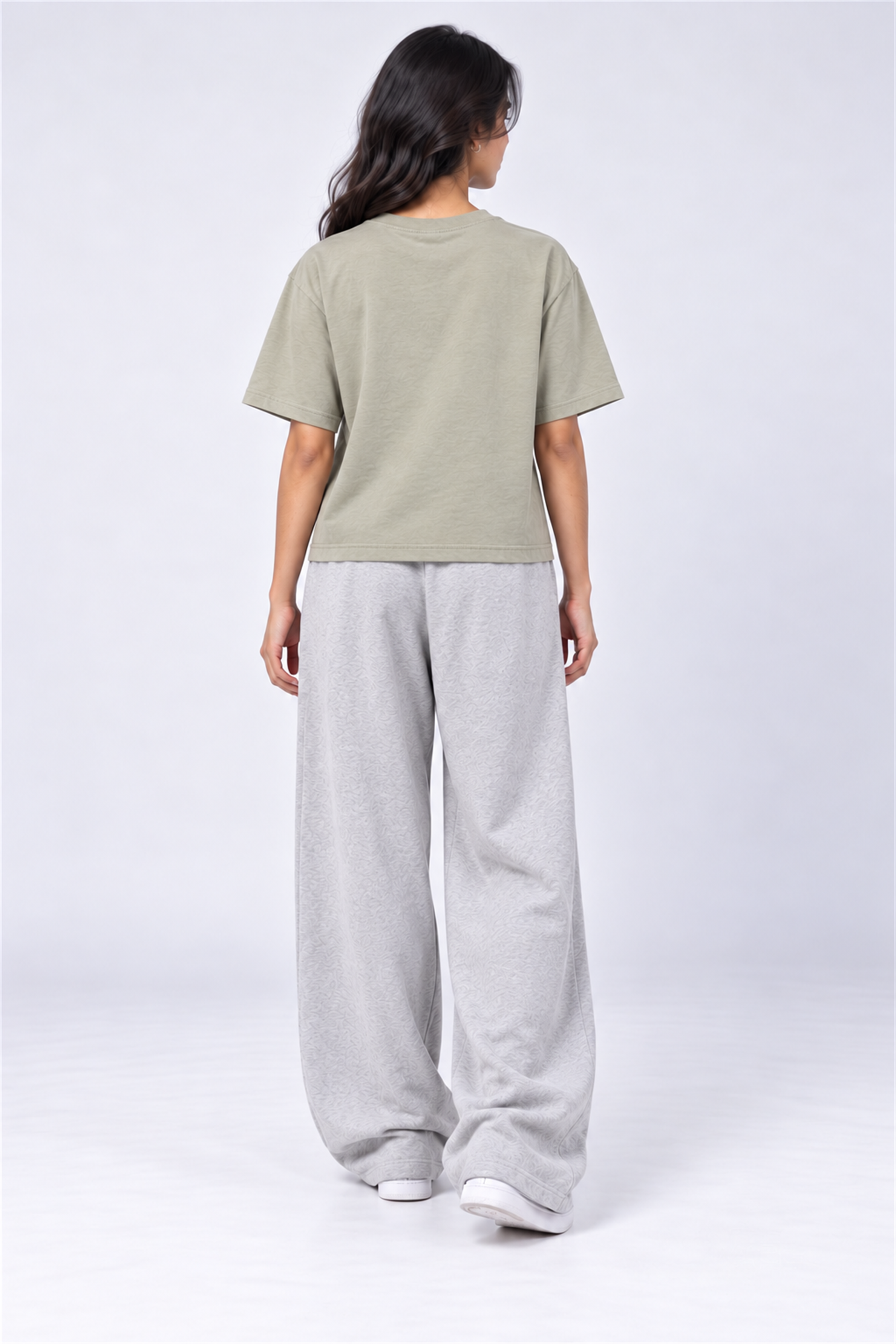MODANO Crew Neck Tees - Light Green